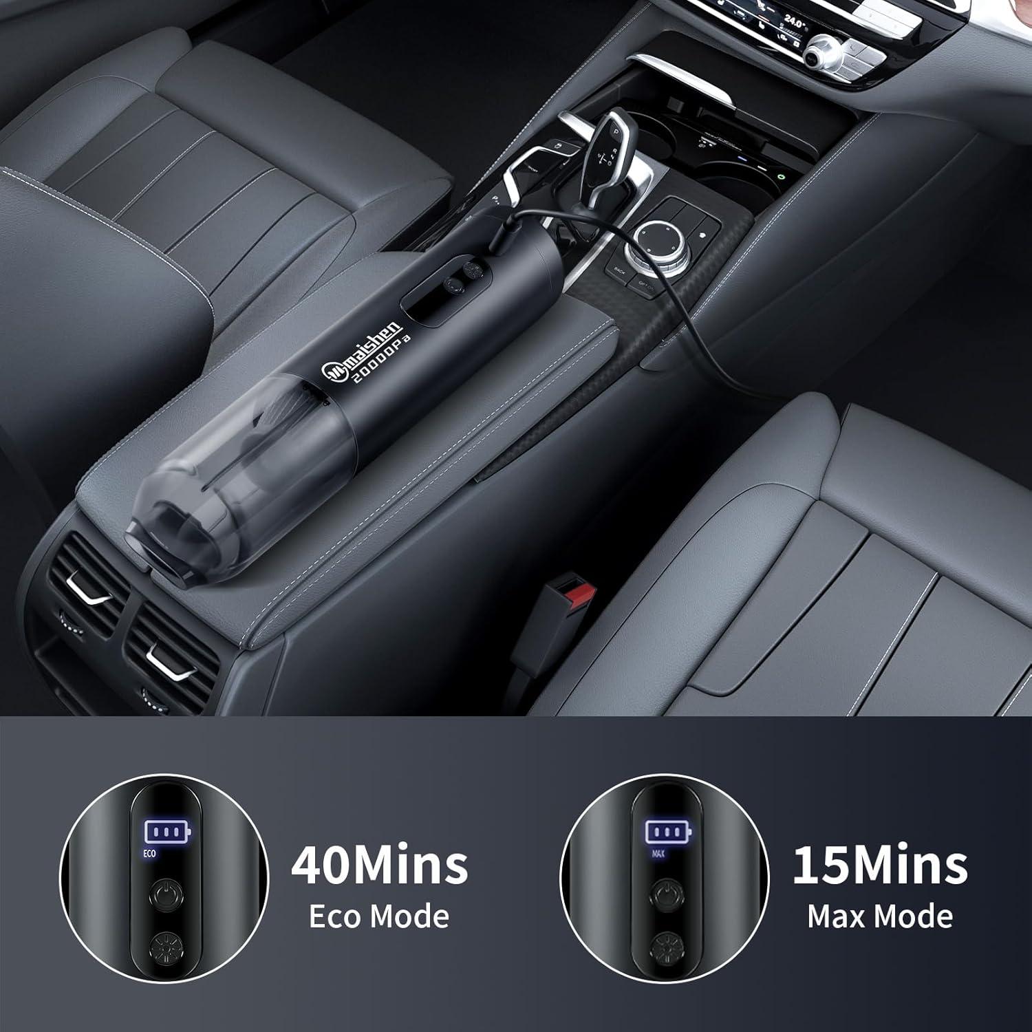 Aspiradora de Mano Inalámbrica Maishen M3 Ultra Black 20000Pa