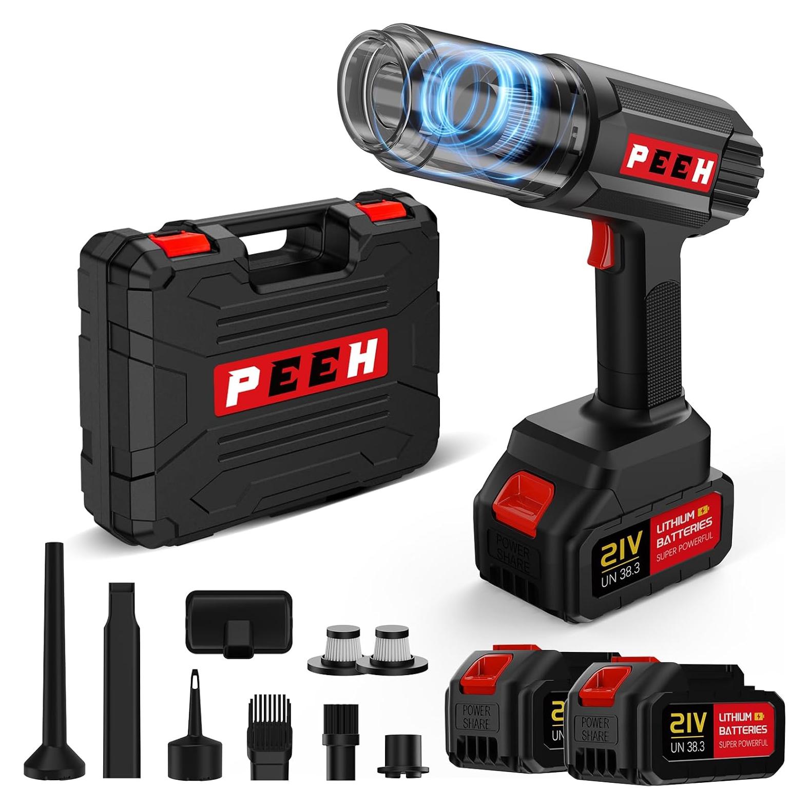 Aspiradora de Mano PEEH PH01 Inalámbrica 60 Minutos Alta Potencia