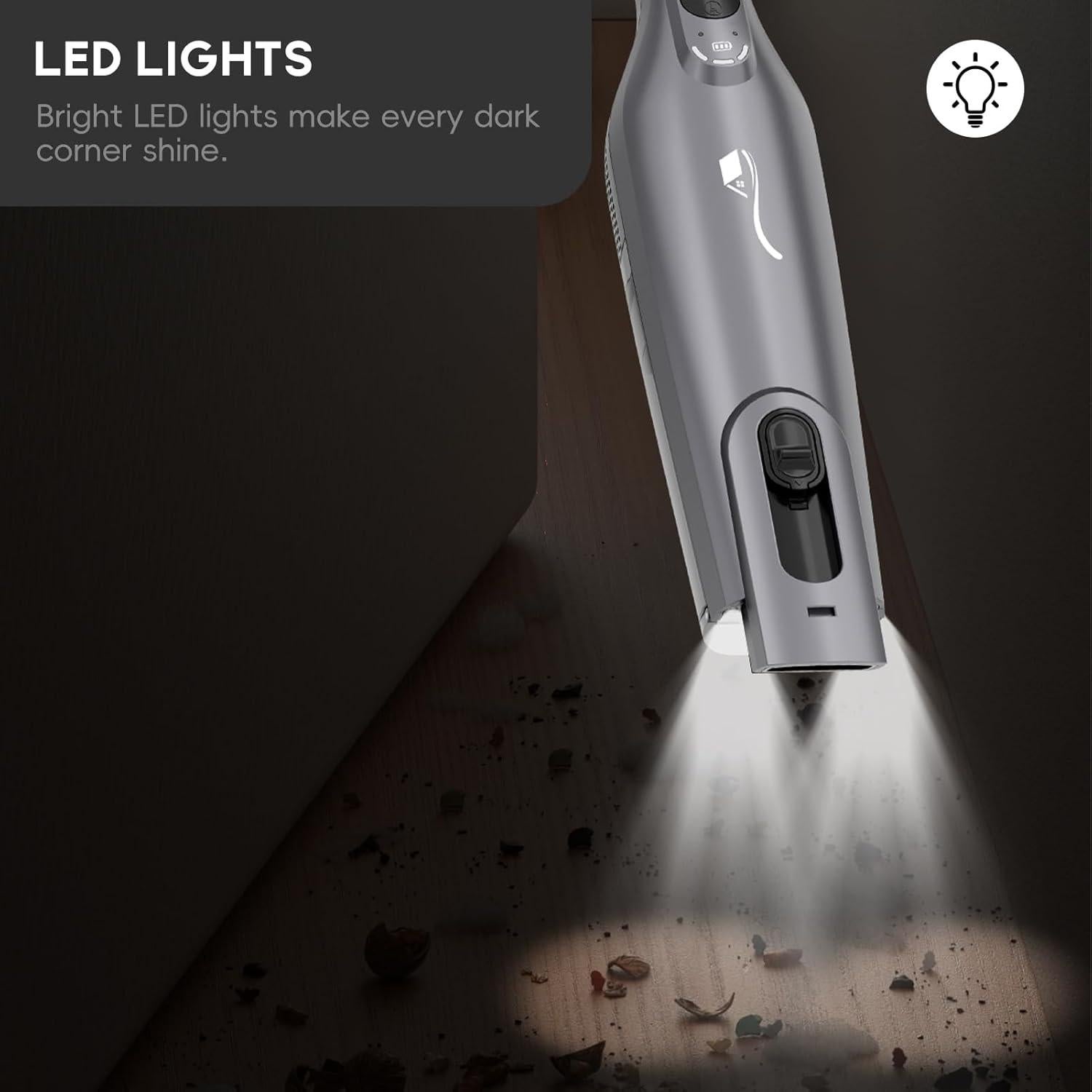 Aspiradora de Mano Inalámbrica AYONTIN HC-06 Plata 200ml