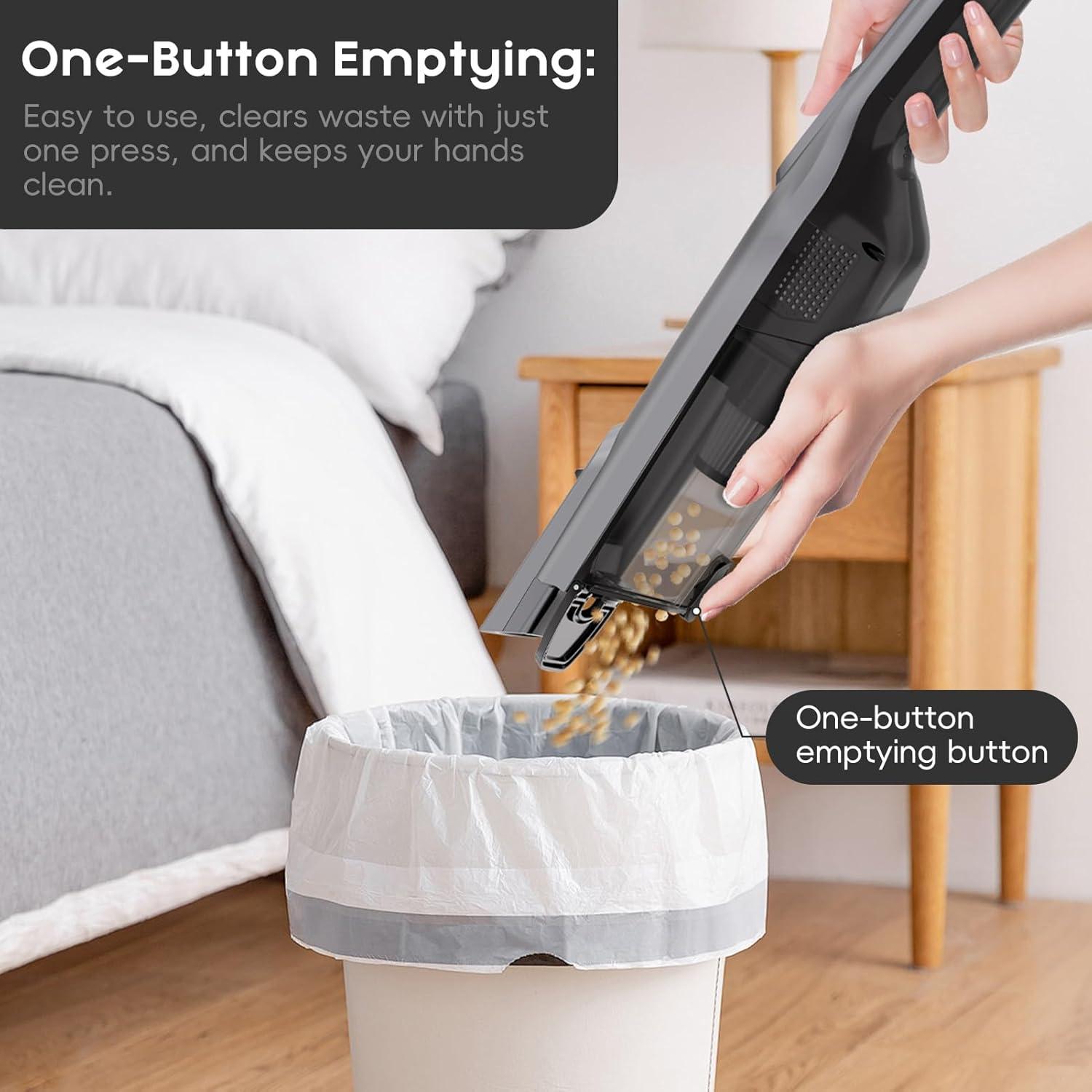 Aspiradora de Mano Inalámbrica AYONTIN HC-06 Plata 200ml