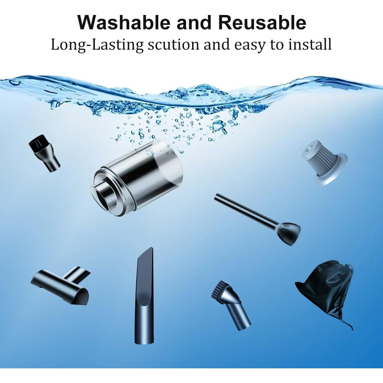 Aspiradora de Mano Sin Cable ZXJouiy JM-6601 4000Pa Portátil