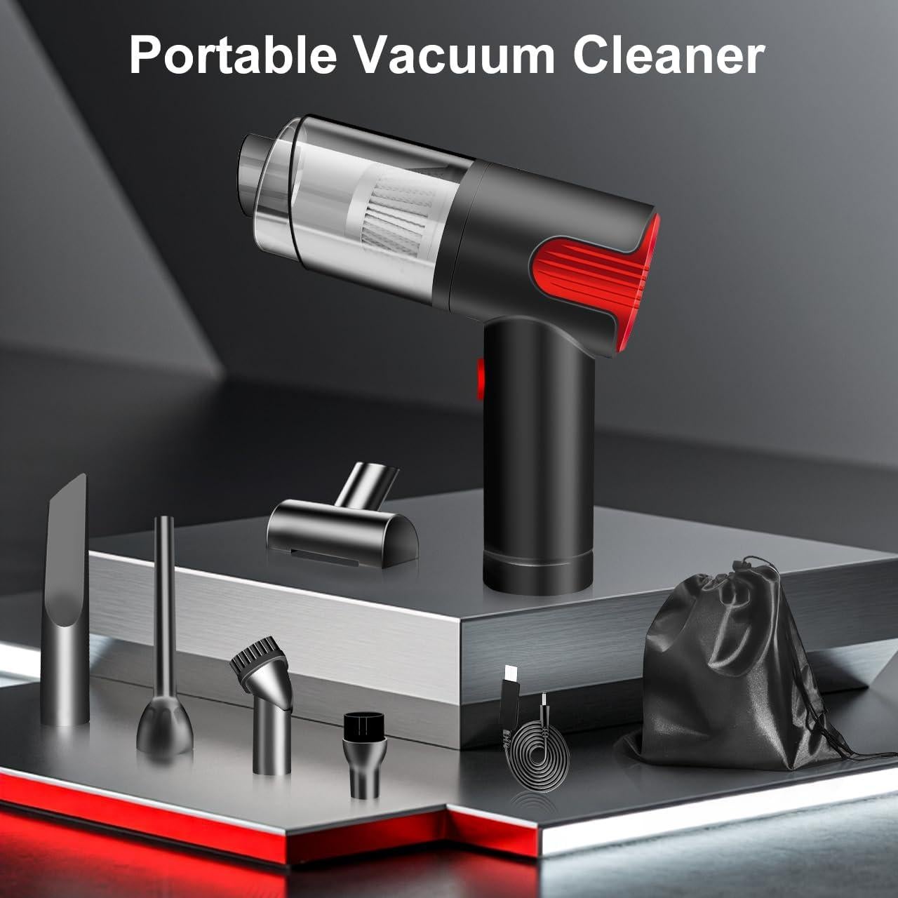 Aspiradora de Mano Sin Cable ZXJouiy JM-6601 4000Pa Portátil