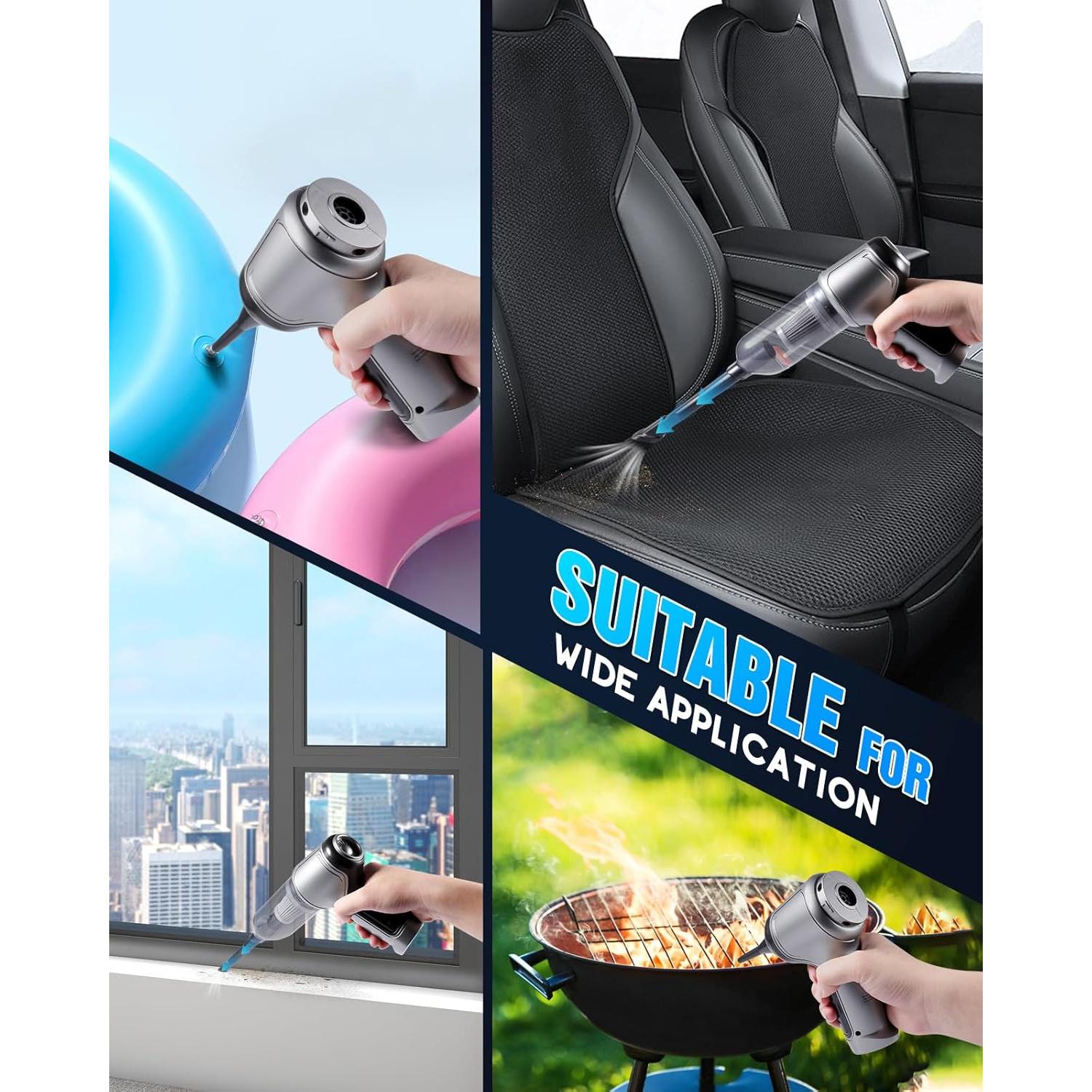 Aspiradora de Coche Portátil Zommapro HL-107 18000Pa 120W