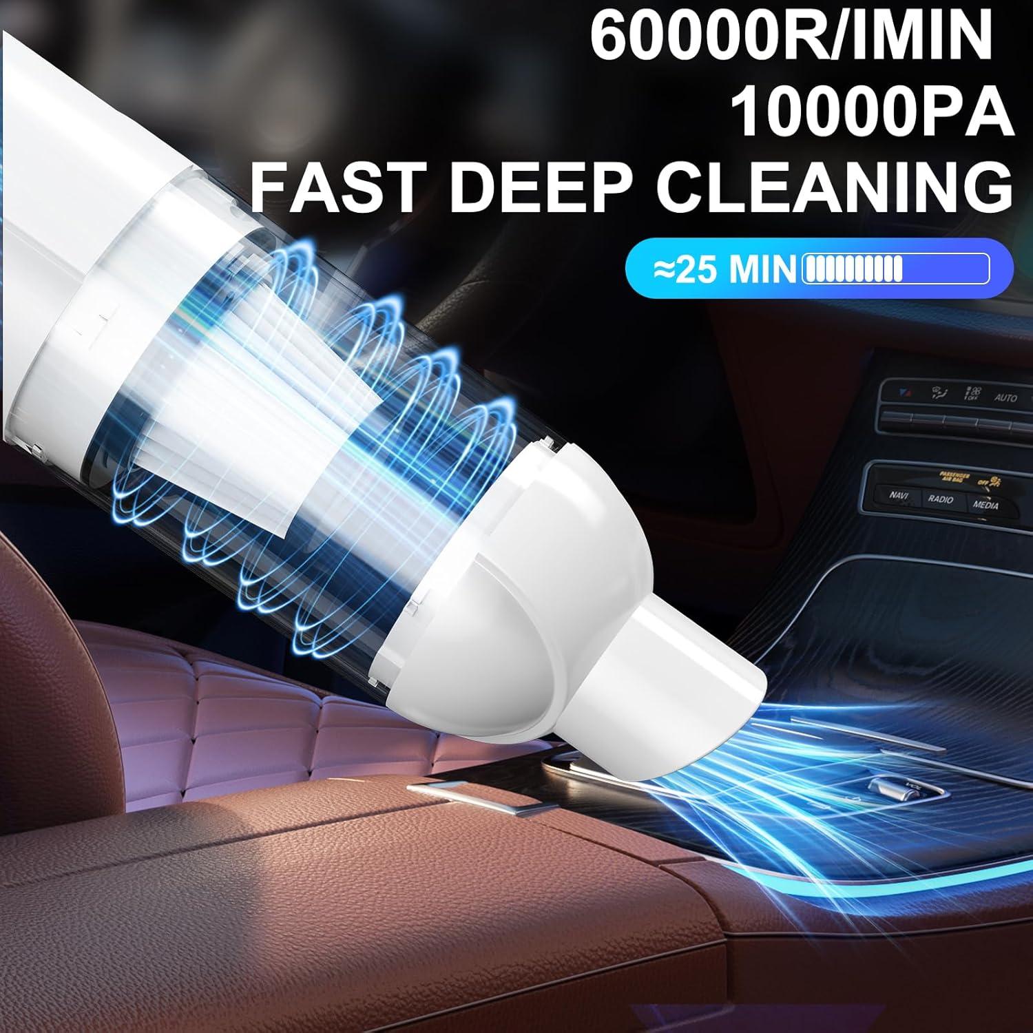 Aspiradora de Mano Inalámbrica KEALAS K-52 10000Pa Ligera