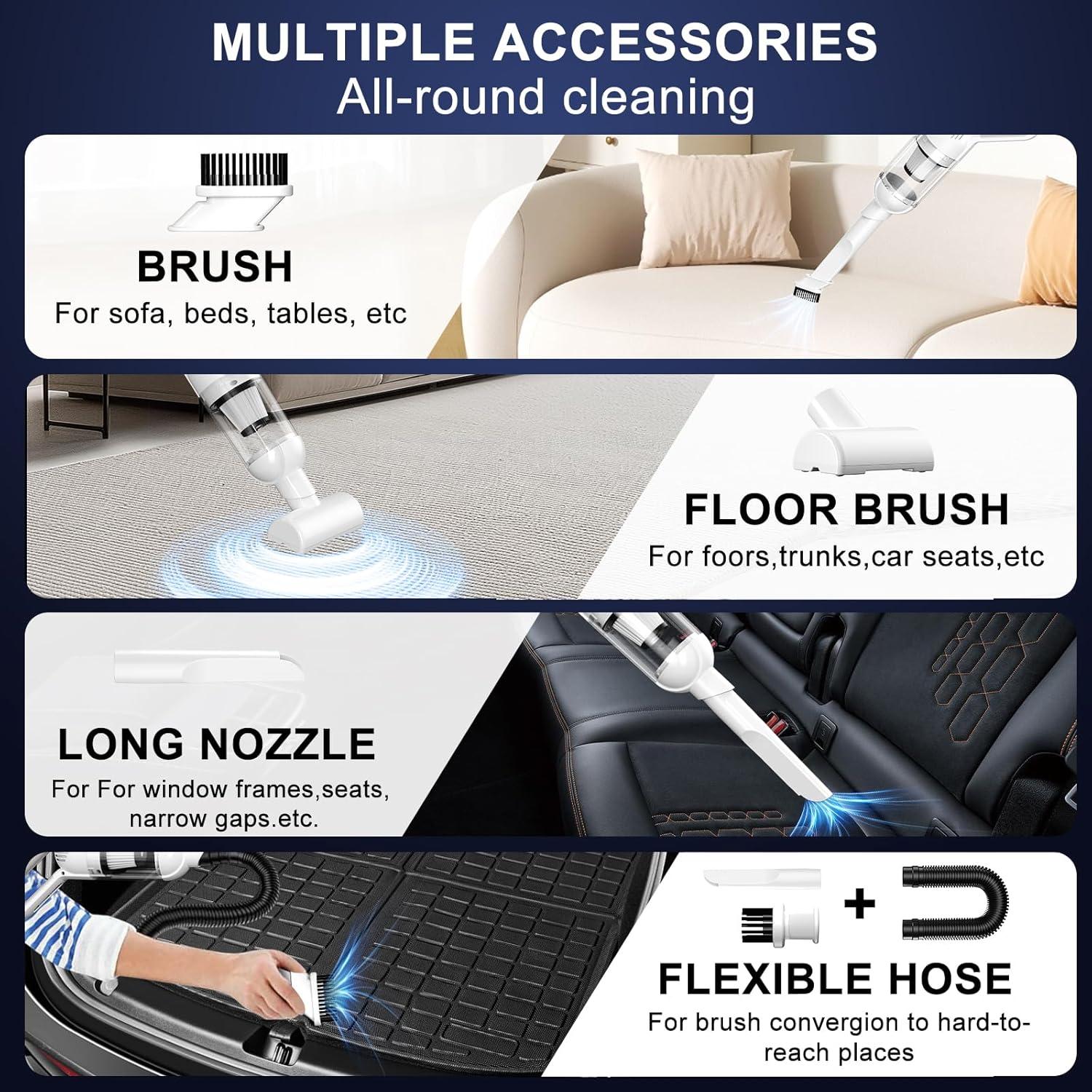 Aspiradora de Mano Inalámbrica KEALAS K-52 10000Pa Ligera