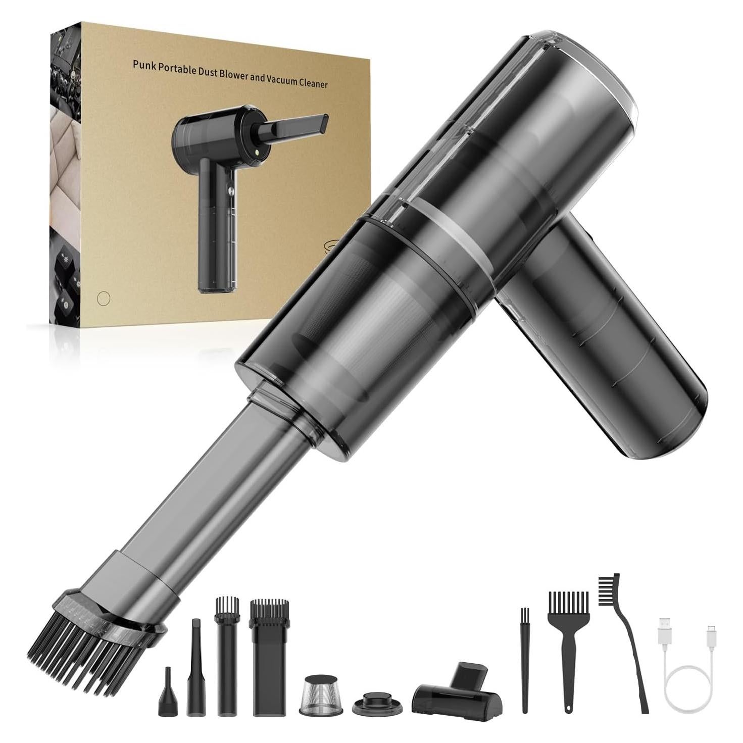 Aspiradora de Coche Mottinhill D120 4-en-1 Sin Cable 15,000Pa