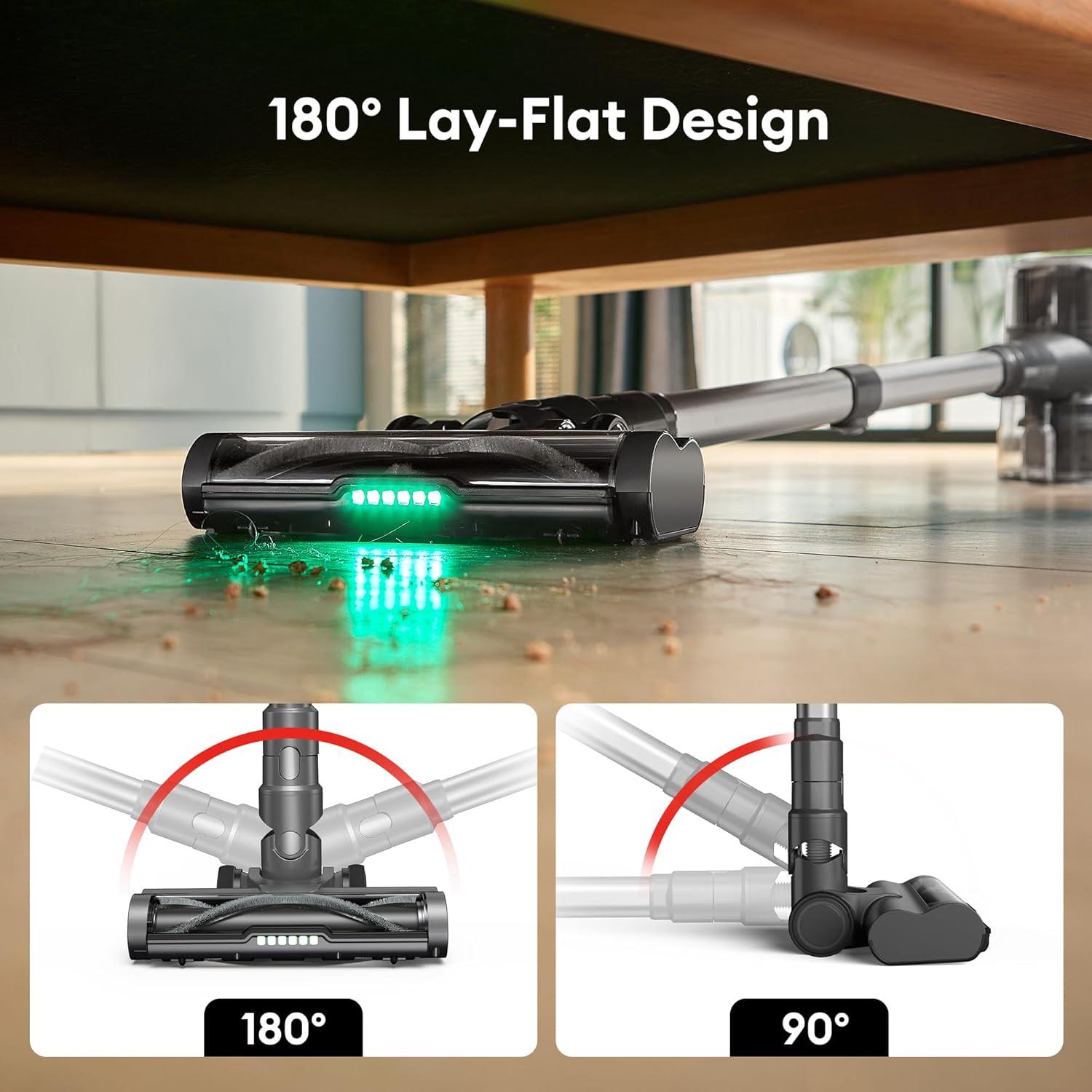Aspiradora Inalámbrica Ultenic U12 550W 50Kpa con Pantalla LED