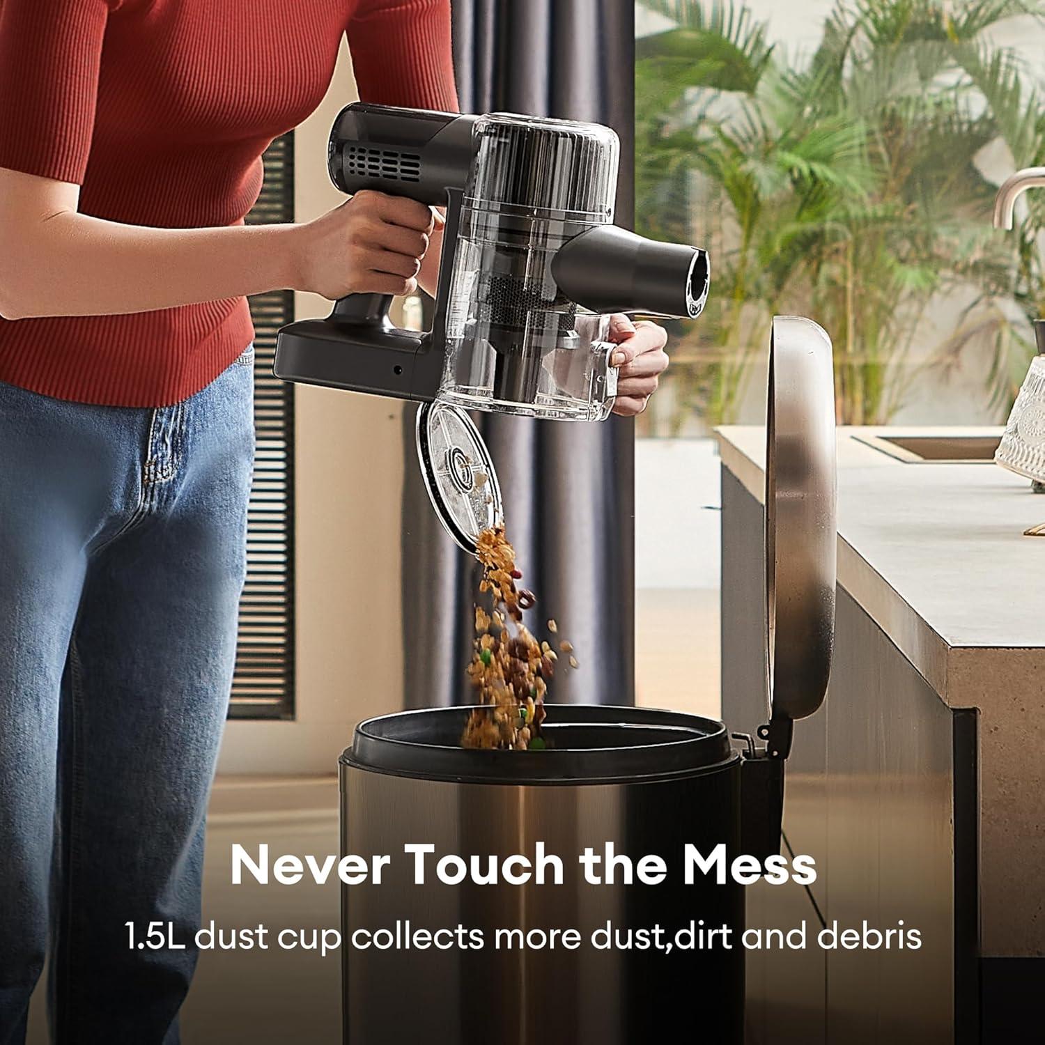 Aspiradora Inalámbrica Ultenic U12 550W 50Kpa con Pantalla LED