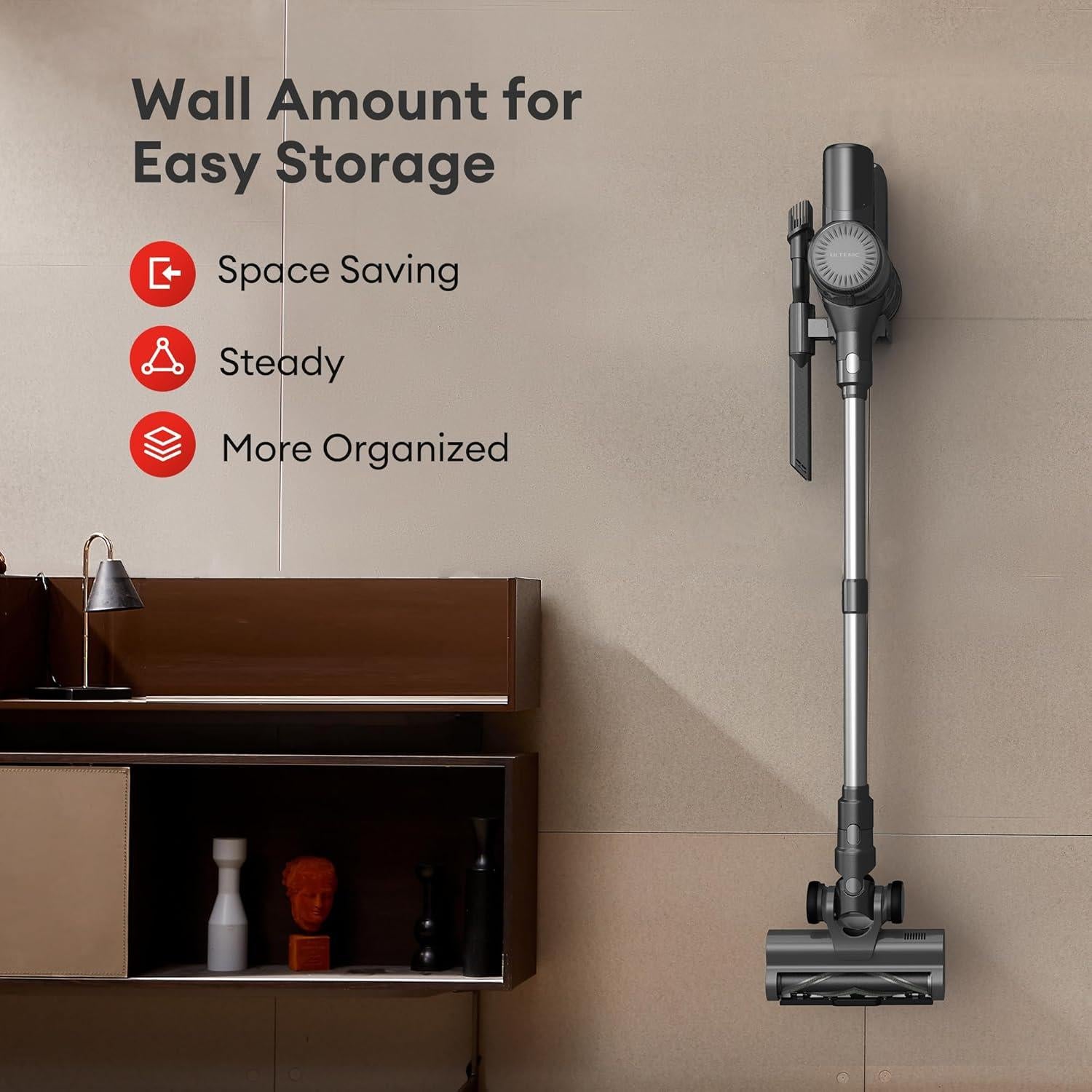 Aspiradora Inalámbrica Ultenic U12 550W 50Kpa con Pantalla LED