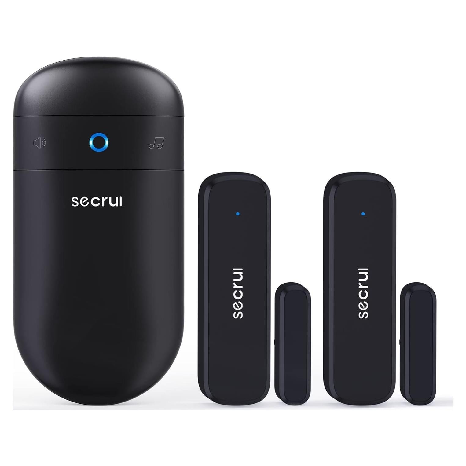 Timbre de puerta inalámbrico SECRUI con 2 sensores y 52 timbres