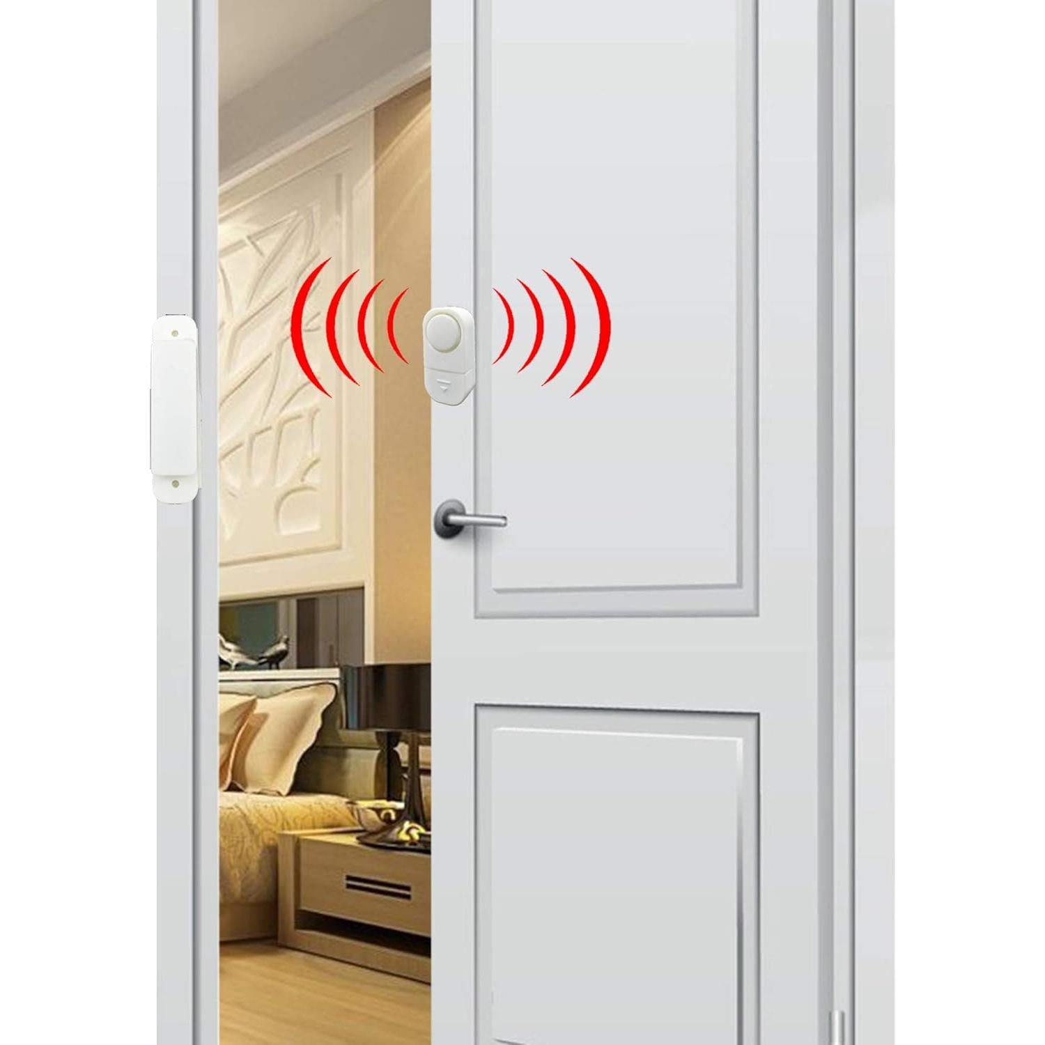 Paquete de 12 Alarmas de Seguridad LiXiongBao para Puertas y Ventanas