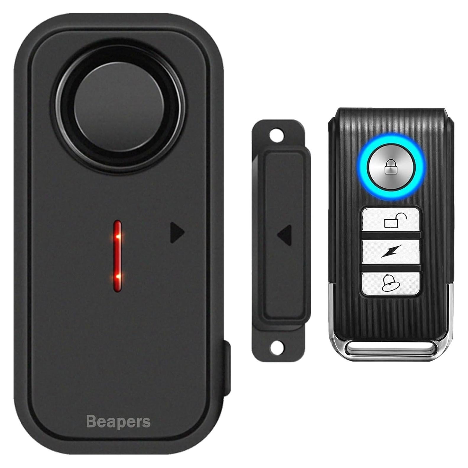 Alarma de Puerta/Ventana Beapers IP66 113dB con Control Remoto