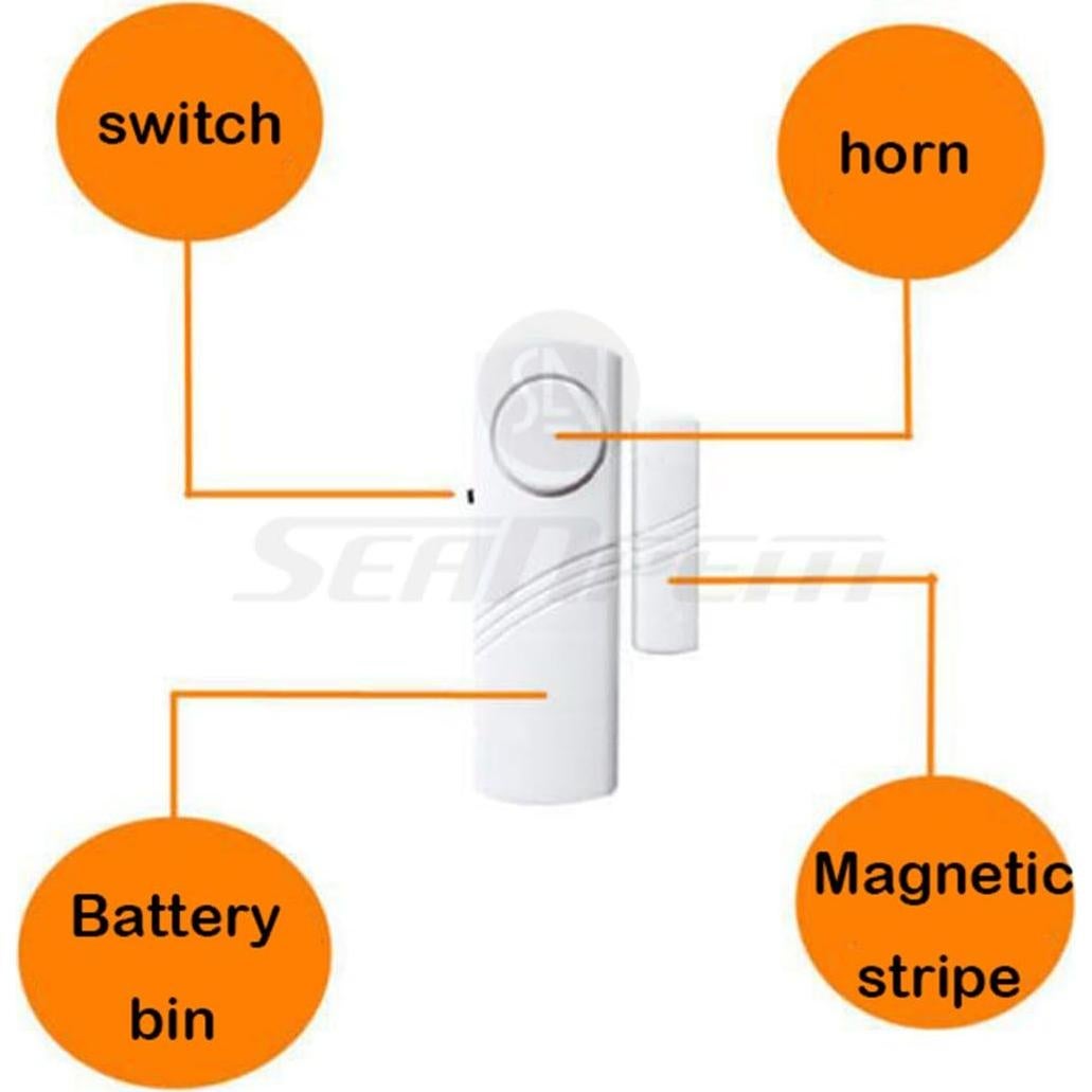 Kit de Alarma de Seguridad Precio Xes - Sensor Magnético - 10 Piezas