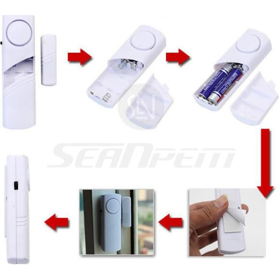 Kit de Alarma de Seguridad Precio Xes - Sensor Magnético - 10 Piezas