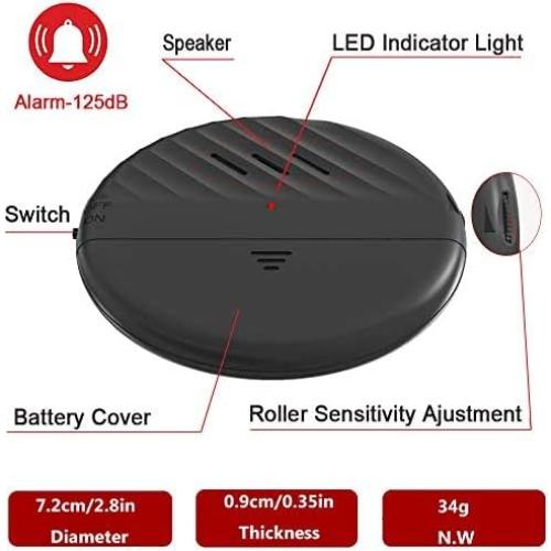 Alarma de Vibración para Ventanas EverNary VA01-3 125dB 3 Piezas