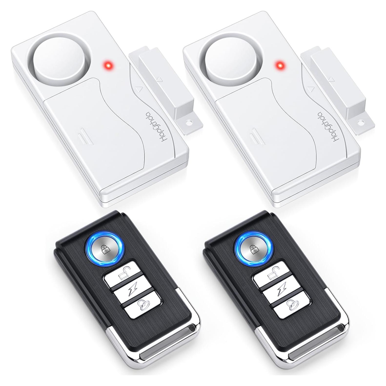 Alarma de Puerta HAPYTHDA con Control Remoto - Paquete de 2