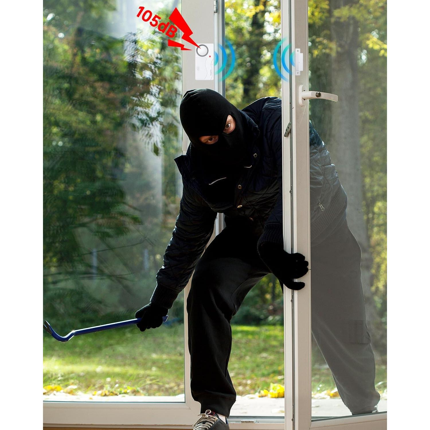 Alarma de Puerta HAPYTHDA con Control Remoto - Paquete de 2