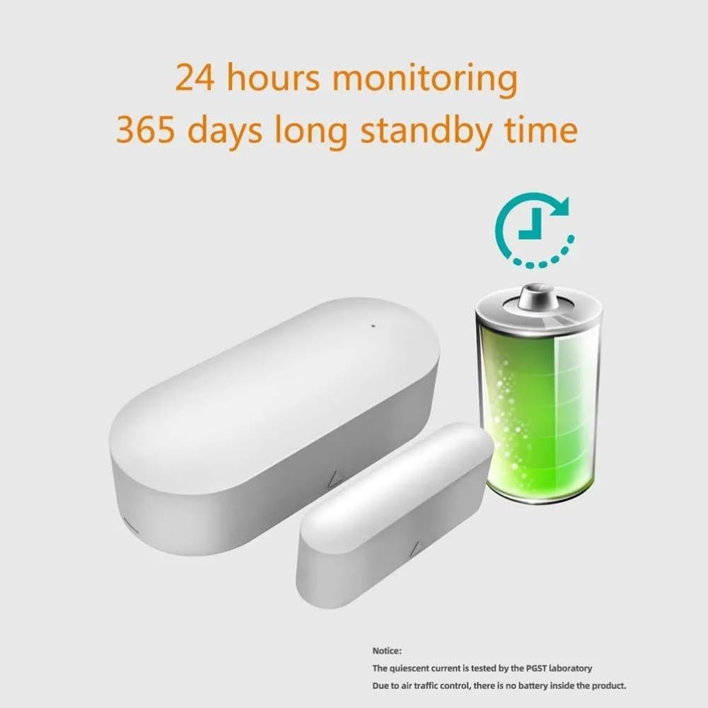 Sensor Inalámbrico de Puerta y Ventana PGST WiFi 2.4GHz