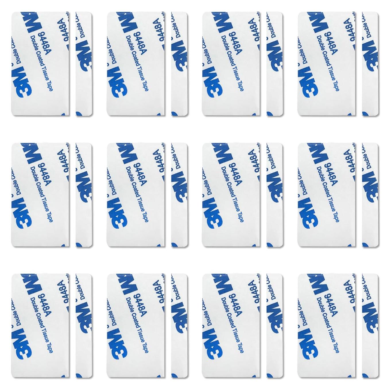 Almohadillas Adhesivas Doble Cara GE para Alarmas 12PCS