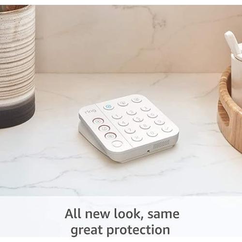 Like-New Ring Alarm 8-piece kit (2nd Gen) – home security system with optional 24/7 professional monitoring – Works with Alexa