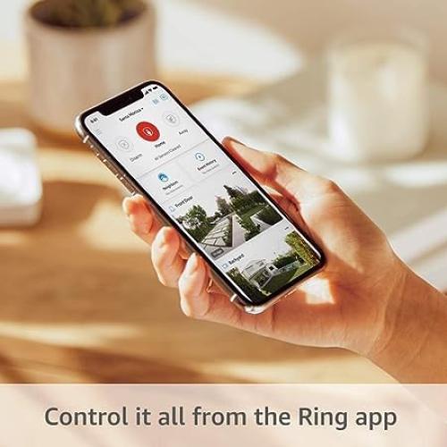 Like-New Ring Alarm 8-piece kit (2nd Gen) – home security system with optional 24/7 professional monitoring – Works with Alexa