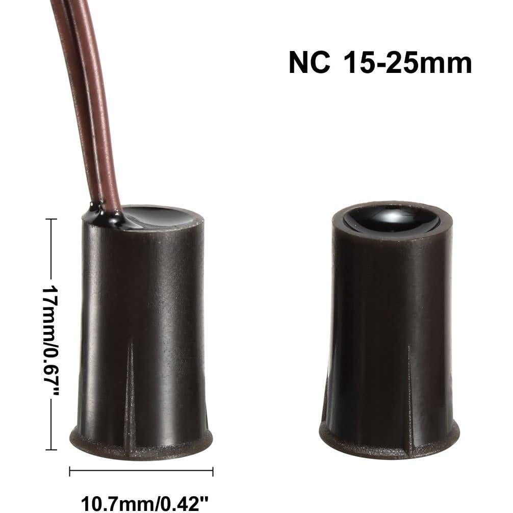 Sensor de Alarma Magnético Recesado uxcell RC-33 2pcs 10mm