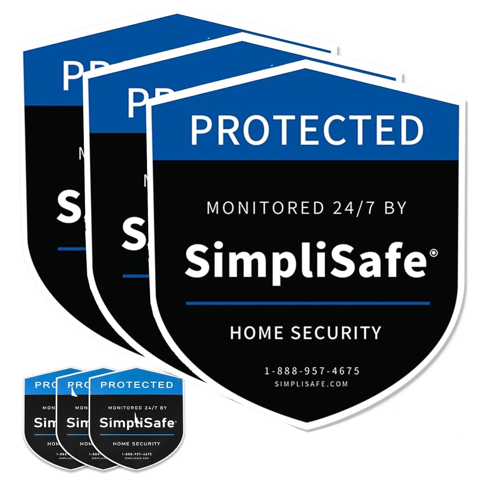 Juego de 6 Carteles de Seguridad para Jardín BRIFUTR