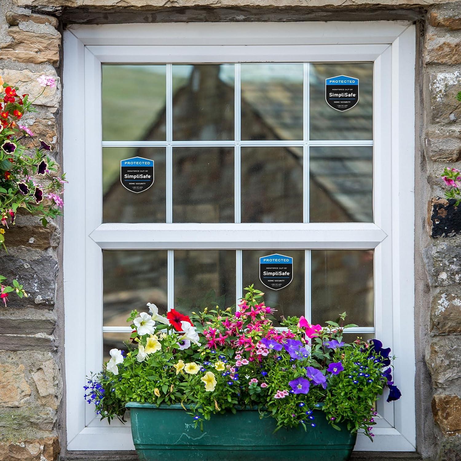 Juego de 6 Carteles de Seguridad para Jardín BRIFUTR