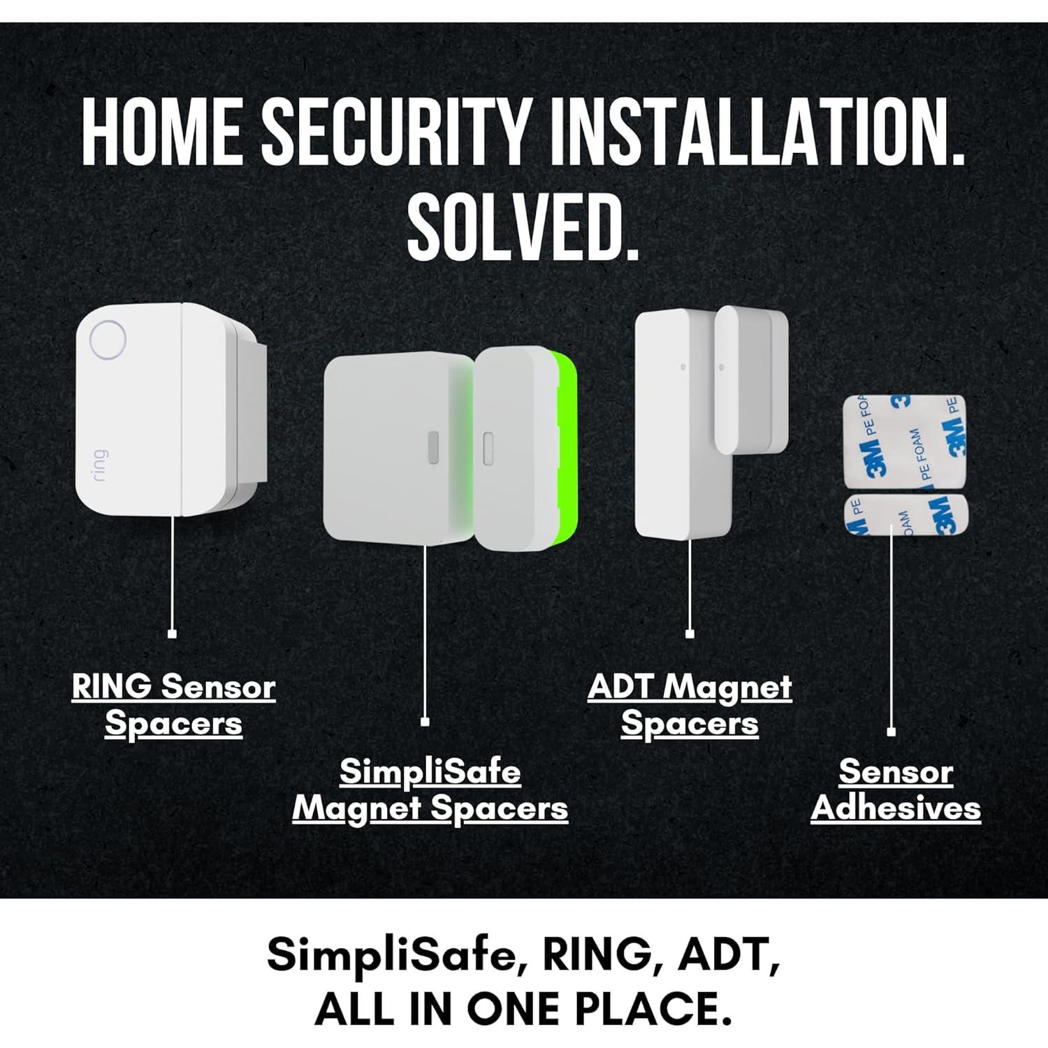 Juego de 5 Anclajes Magnéticos Clever Home 0.64 cm Adhesivo 3M