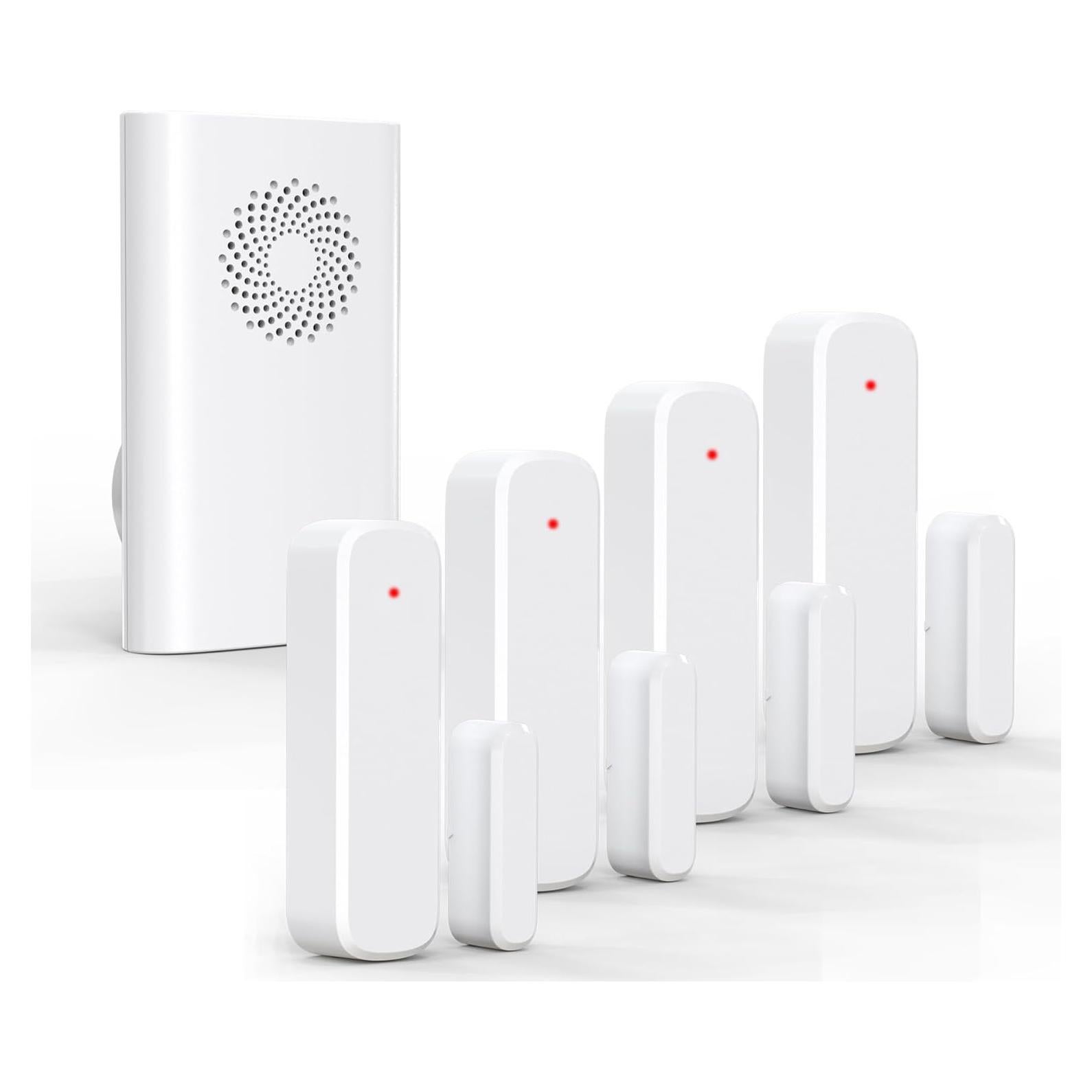 Timbre Inalámbrico AMHEY M991+D7 con 4 Sensores y 51 Tonos