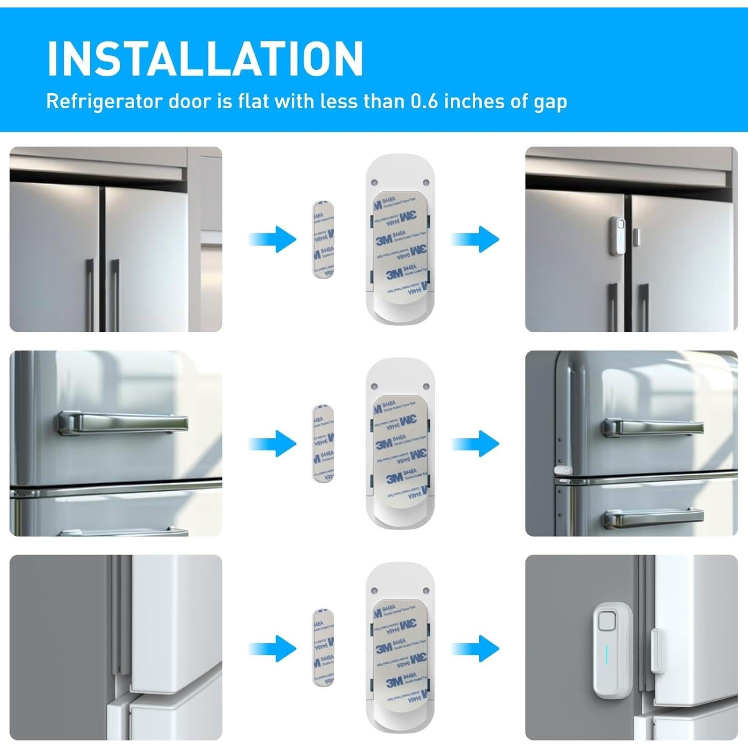 Alarma de Puerta de Nevera Daytech 120dB Ajustable 1-4 Min