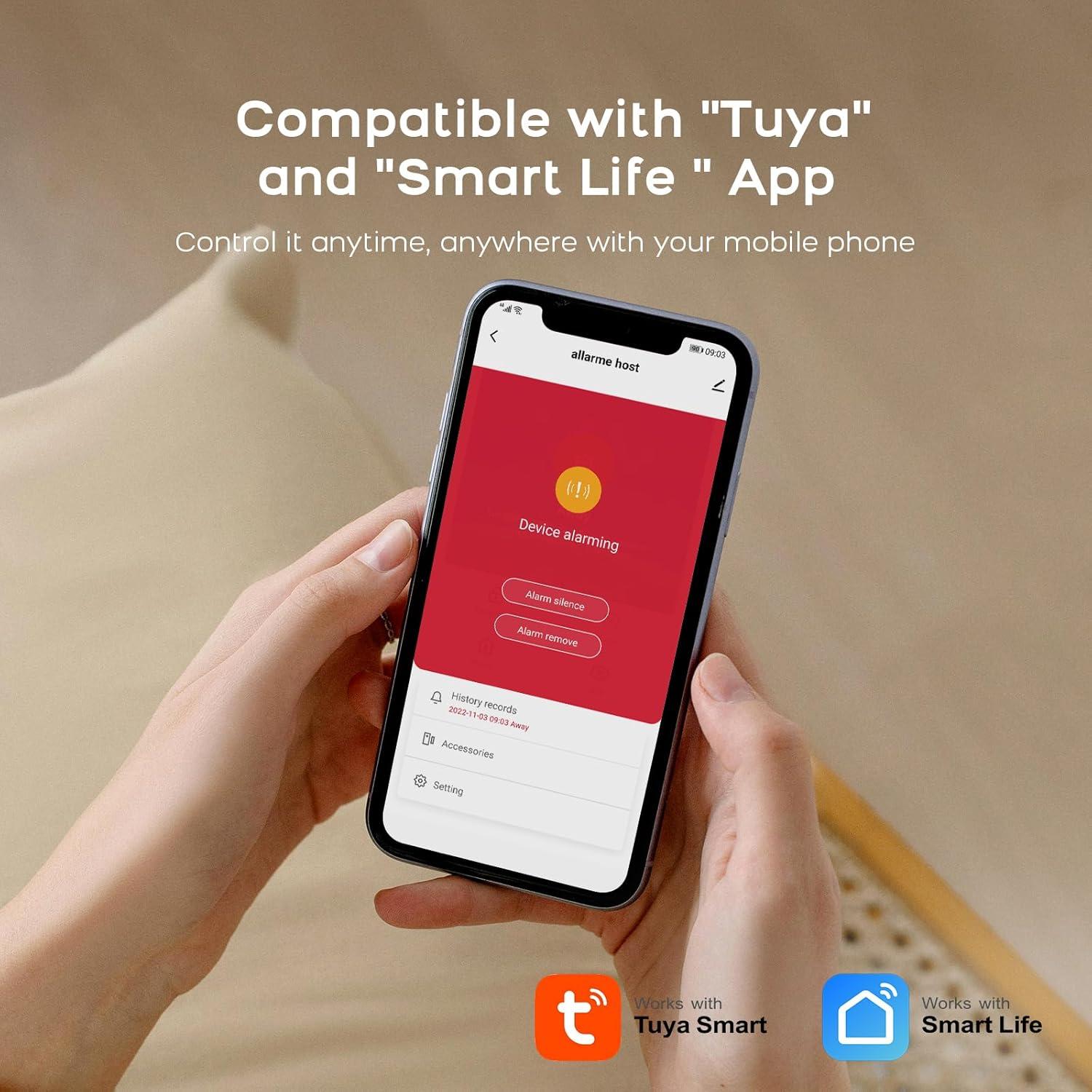 Sistema de Alarma PGST 16 Piezas con WiFi y Alexa