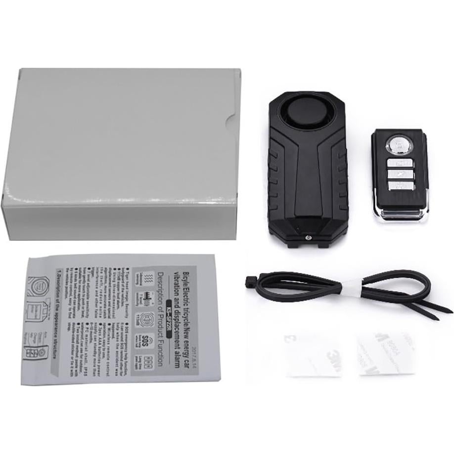 Alarma Antirrobo Inalámbrica Mengshen para Bicicleta y Motocicleta 113dB