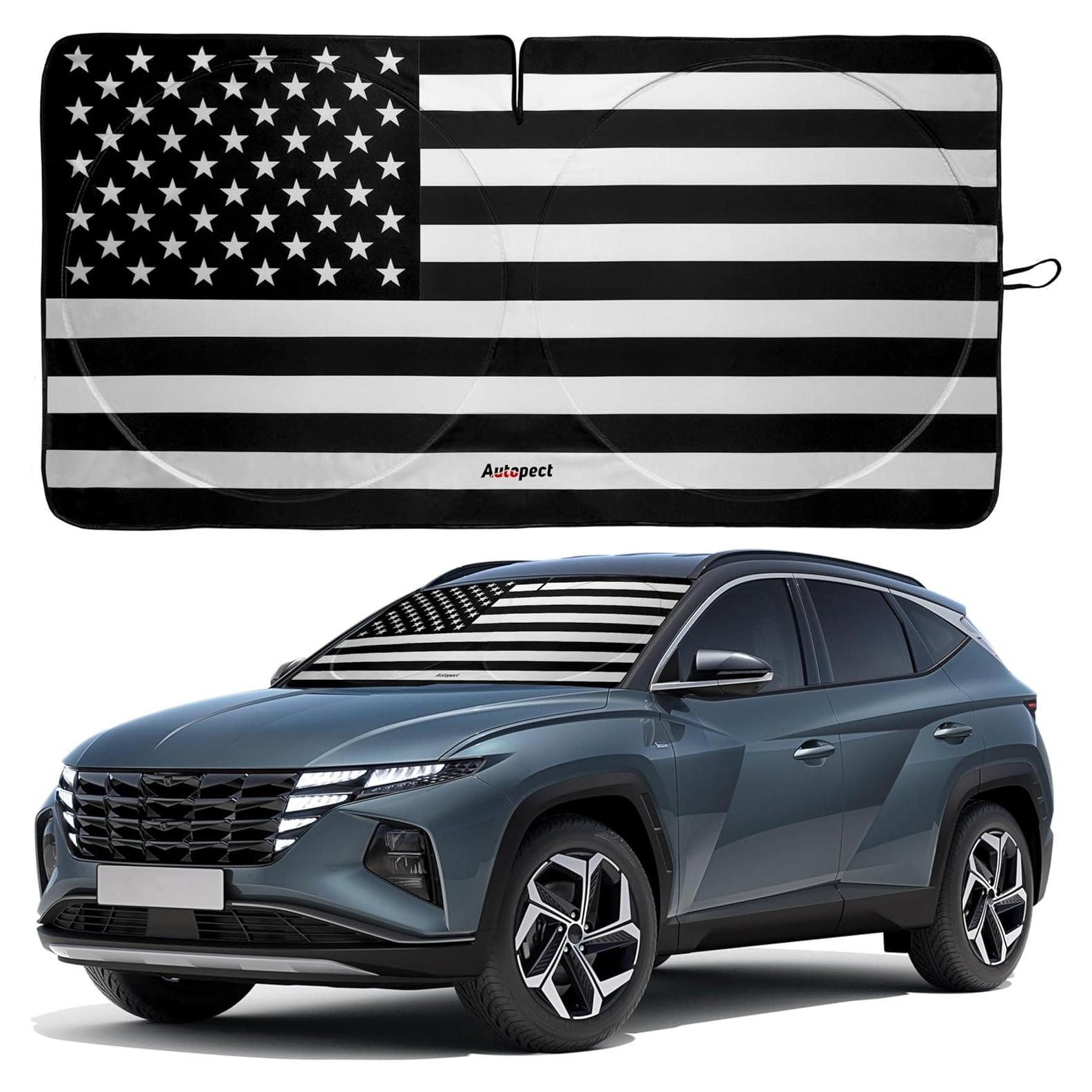 Protector Solar para Parabrisas Autopect Grande Bandera USA