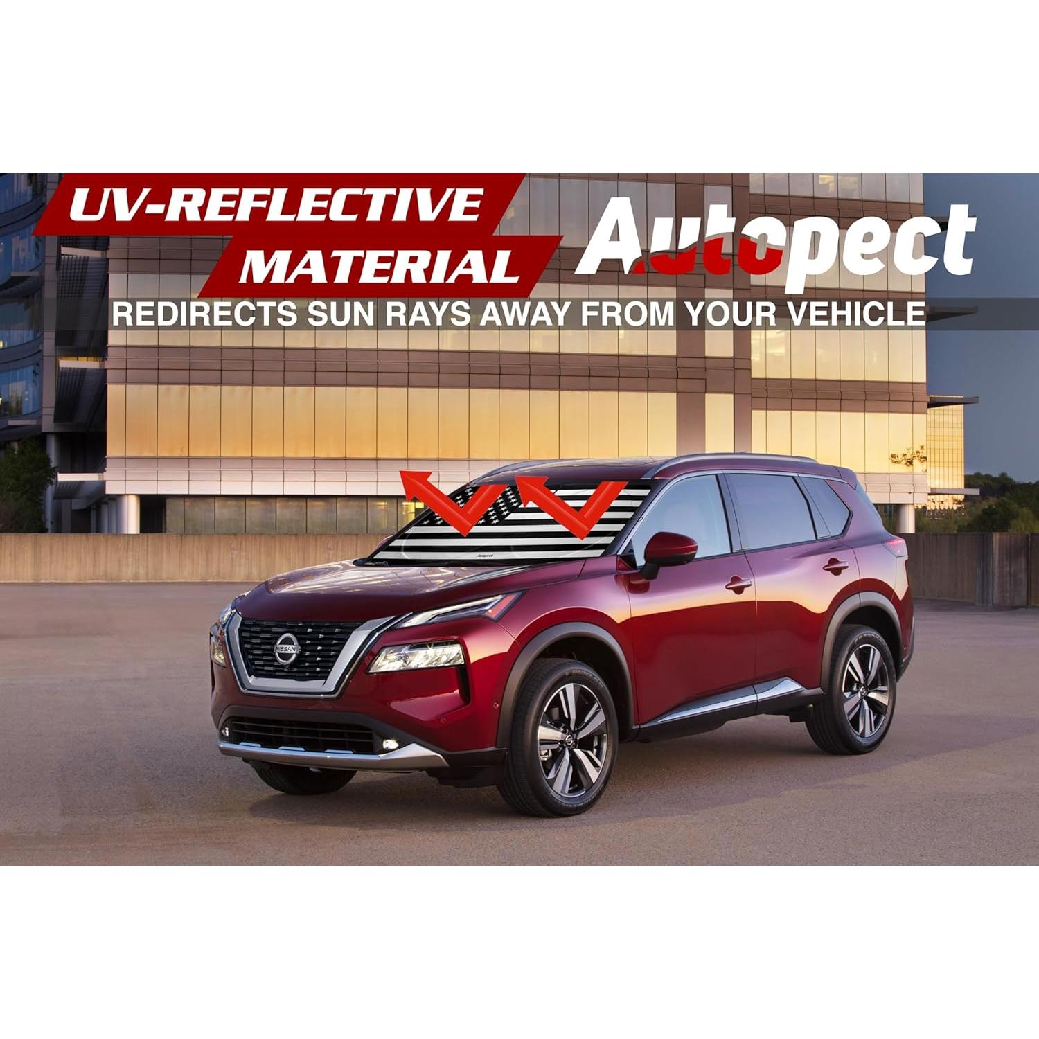 Protector Solar para Parabrisas Autopect Grande Bandera USA