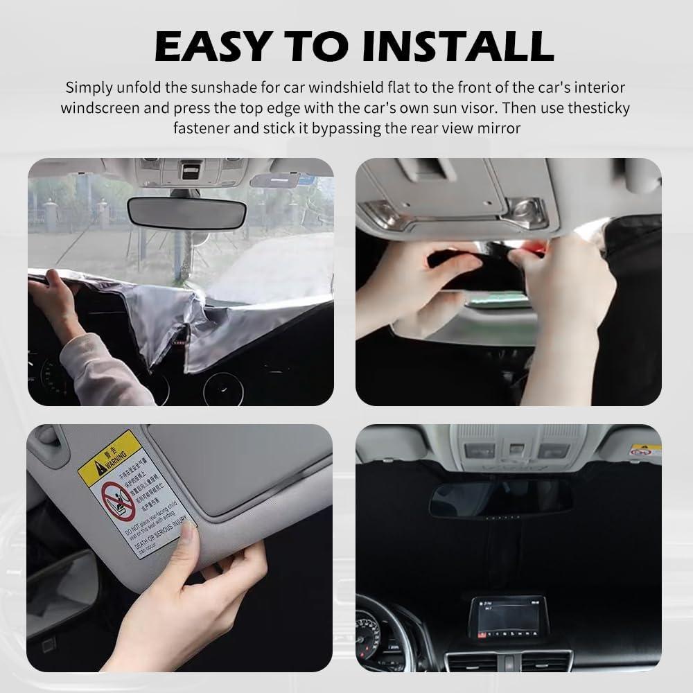 Protector Solar para Parabrisas Figpade 145.1x80 cm Universal