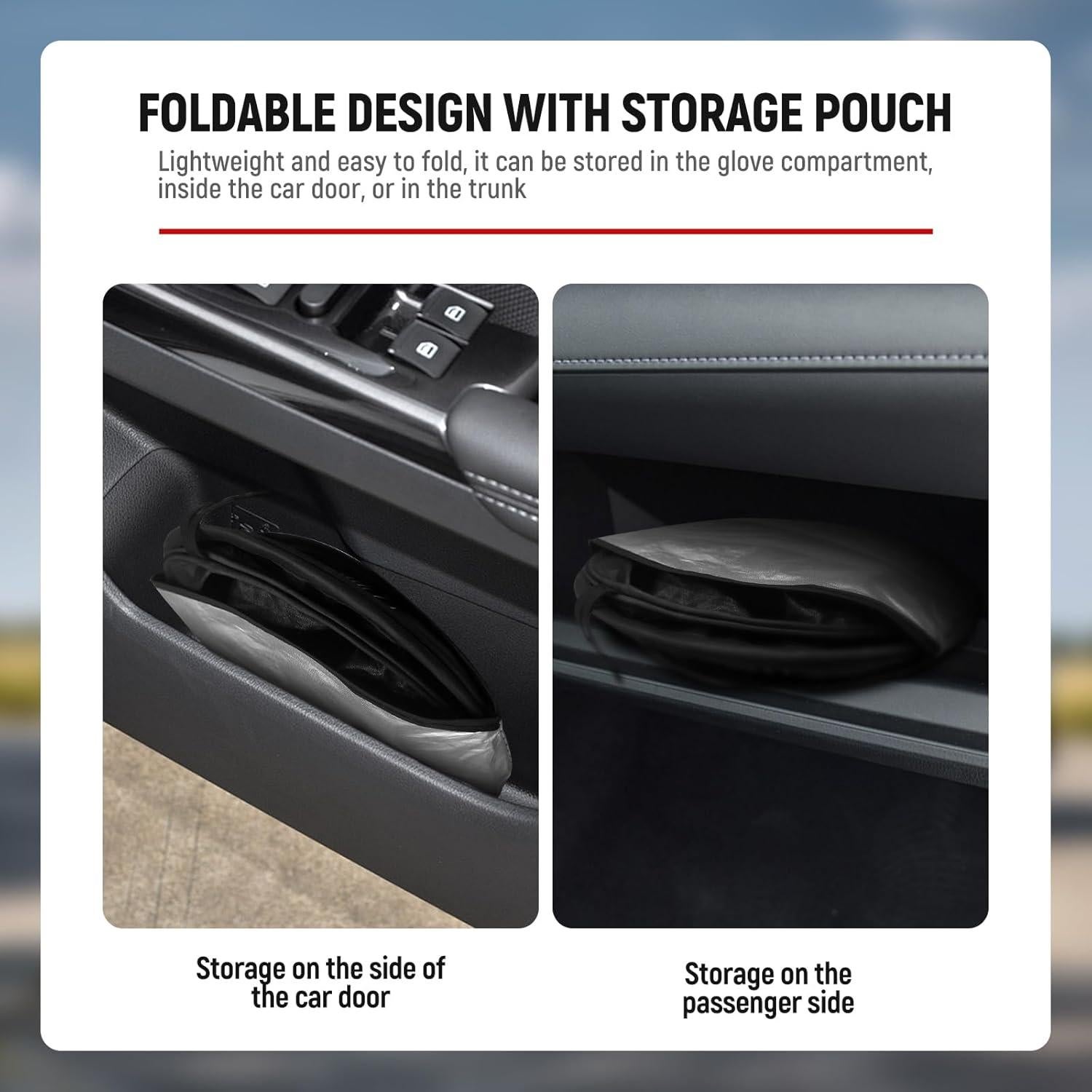 Sombrilla Plegable para Parabrisas Linsdala 150x80 cm UV