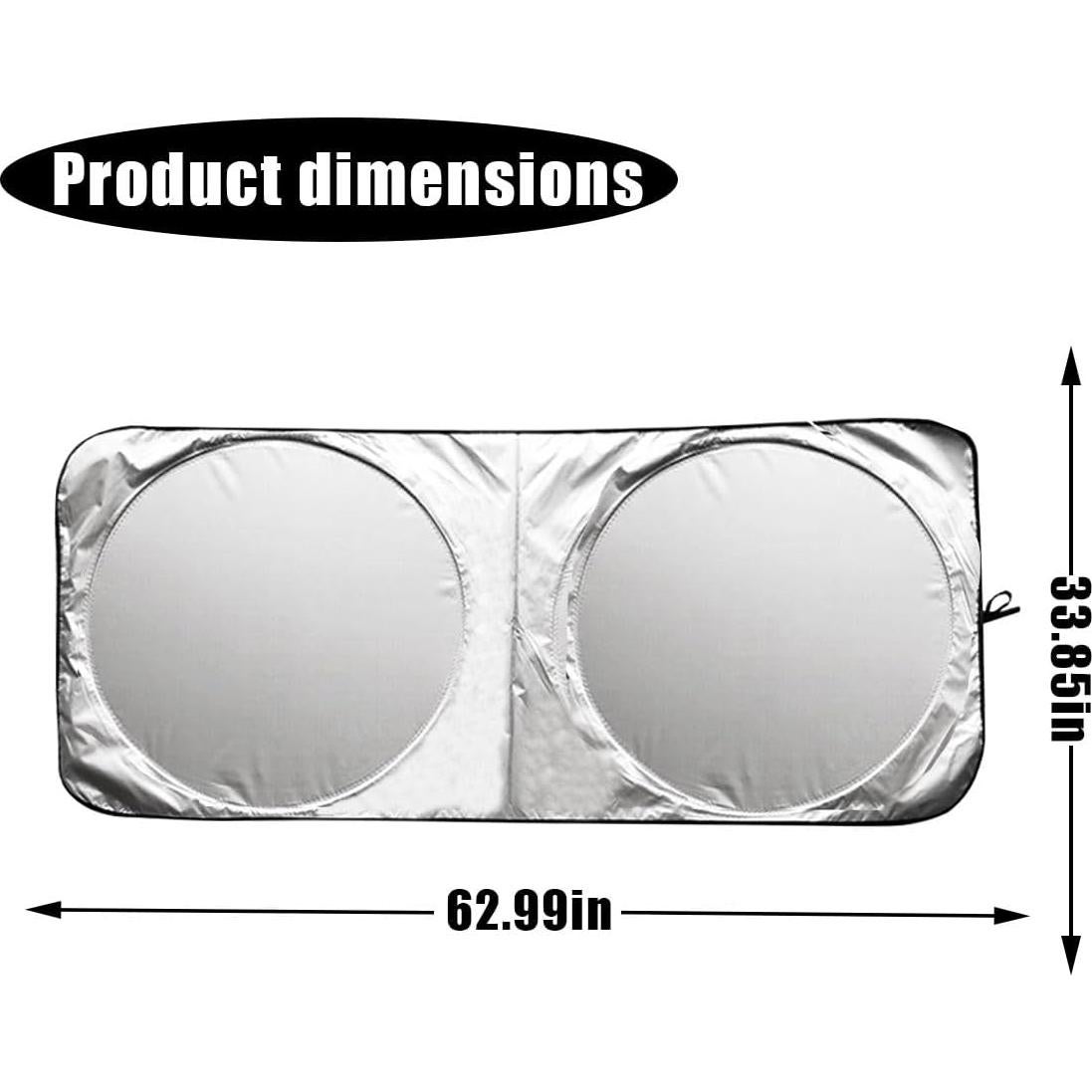 Protector Solar para Parabrisas LAINLOY 160x86 cm Plegable