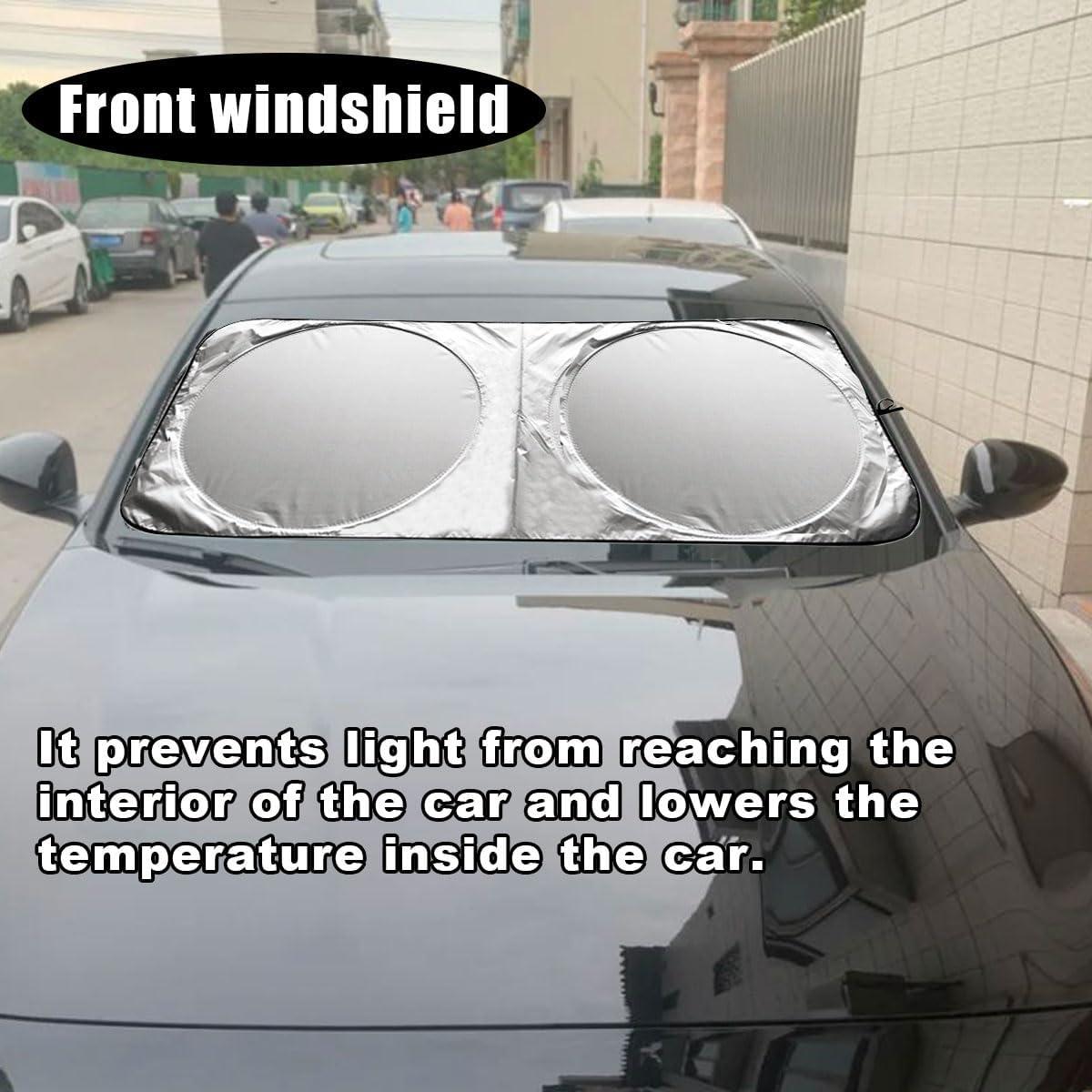 Protector Solar para Parabrisas LAINLOY 160x86 cm Plegable