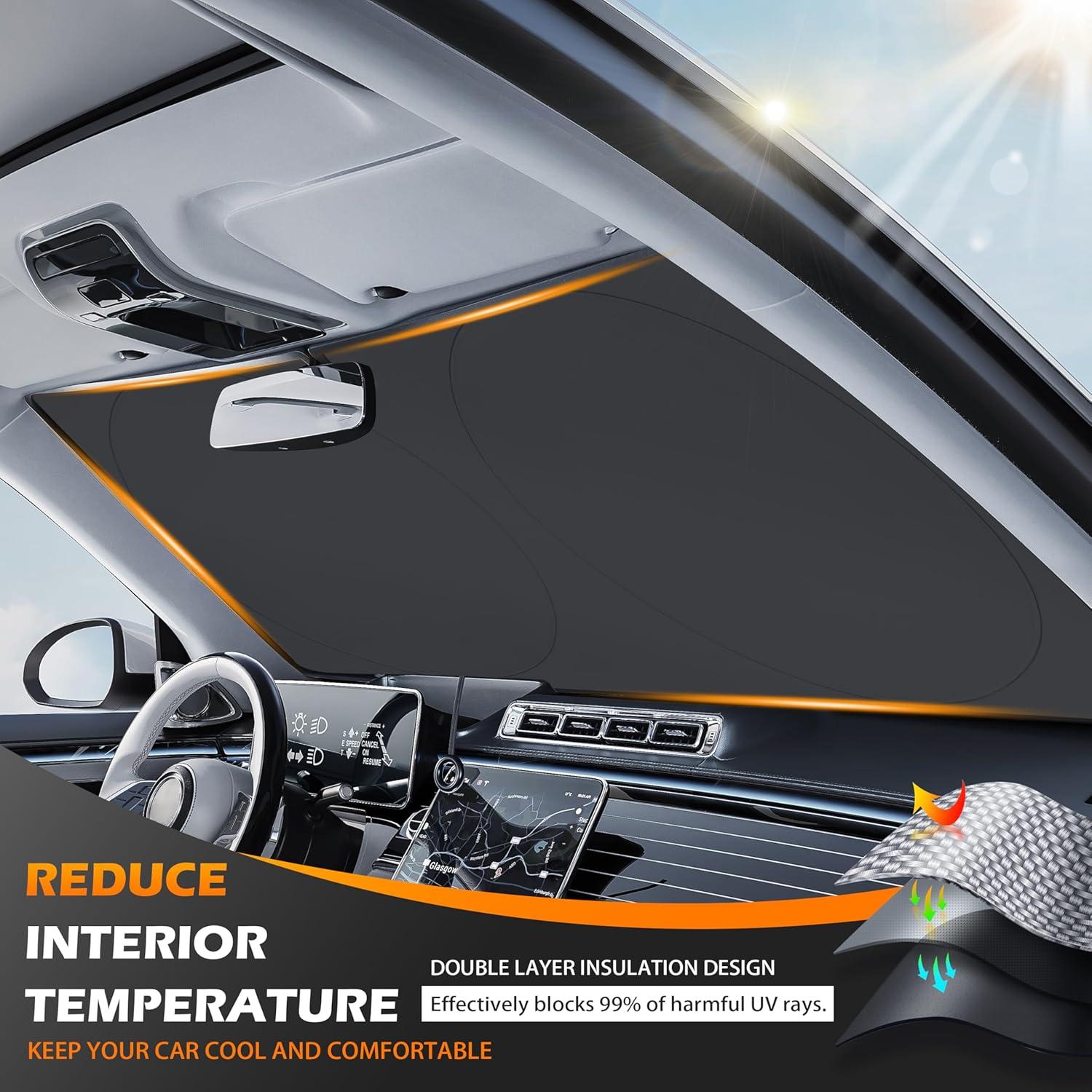 Protector Solar Parabrisas MBLCOOVERS MZY 162.5x81.3 cm