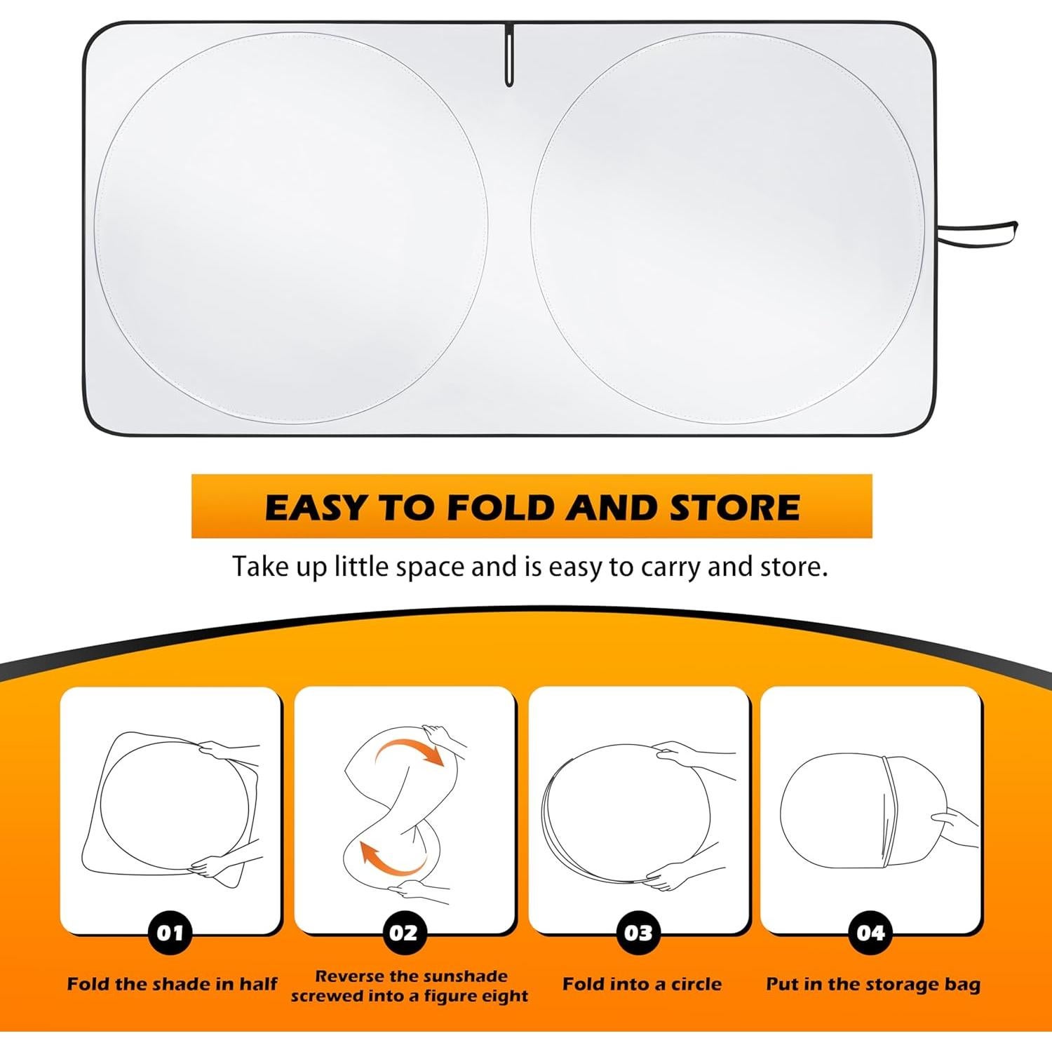 Protector Solar Parabrisas MBLCOOVERS MZY 162.5x81.3 cm