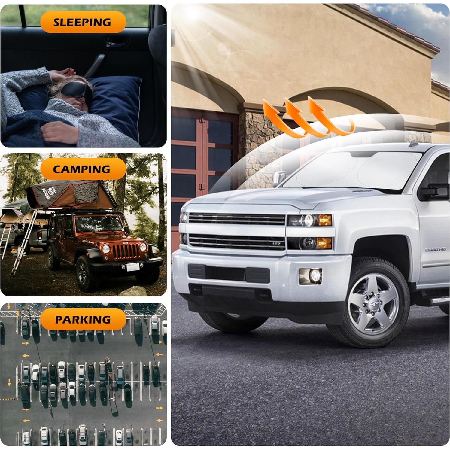 Protector Solar Parabrisas MBLCOOVERS MZY 162.5x81.3 cm