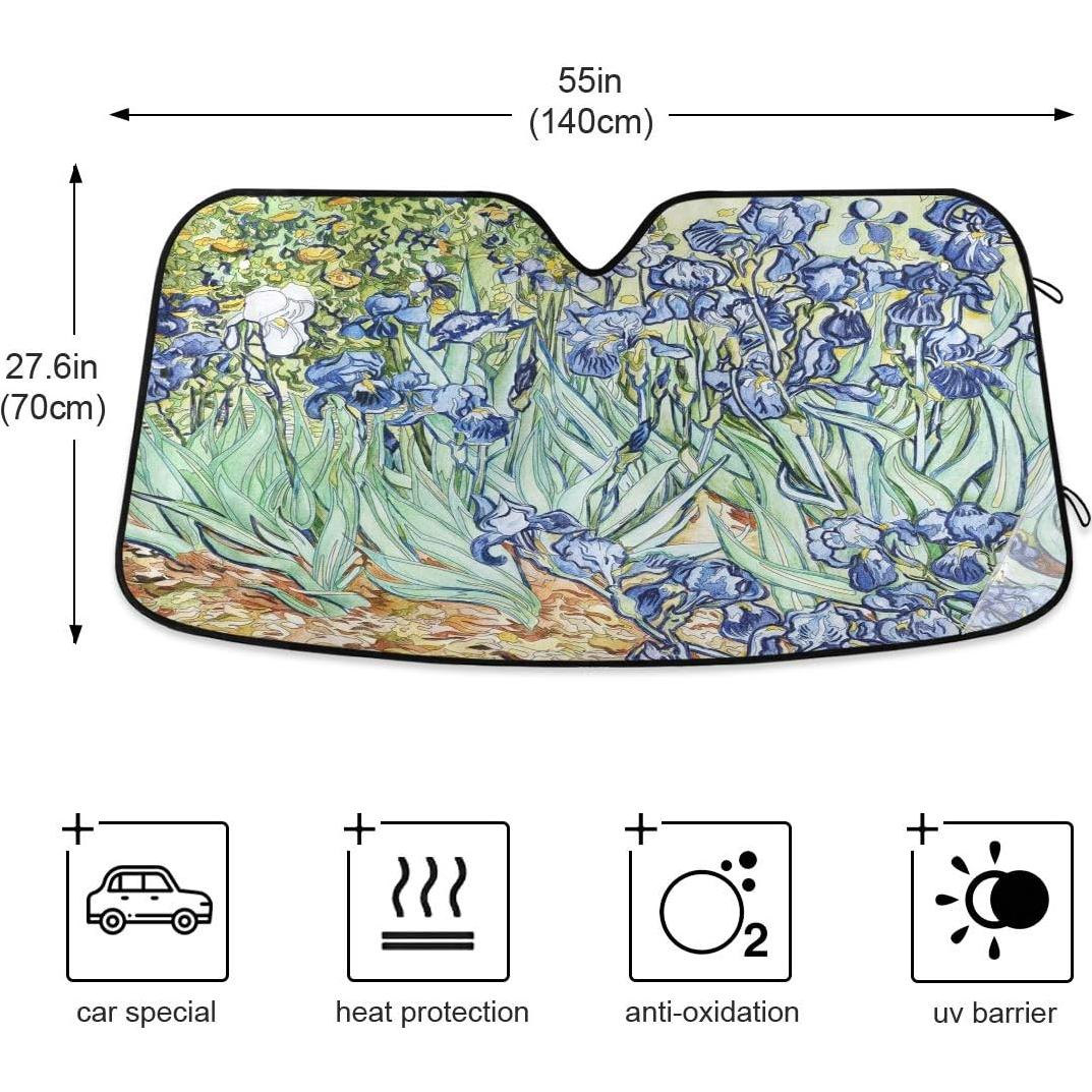 Protector Solar Parabrisas Coche senya 140x70 cm Plegable