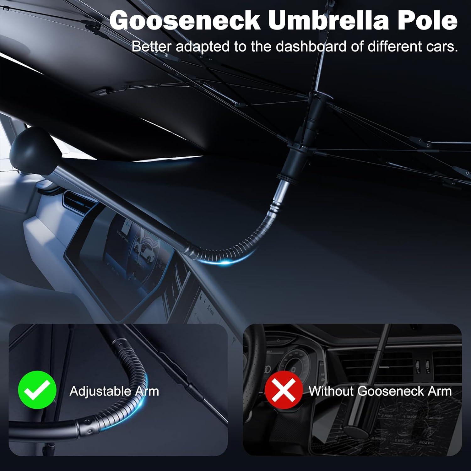 Parasol para Parabrisas Cocros 142x79 cm Ajuste Universal