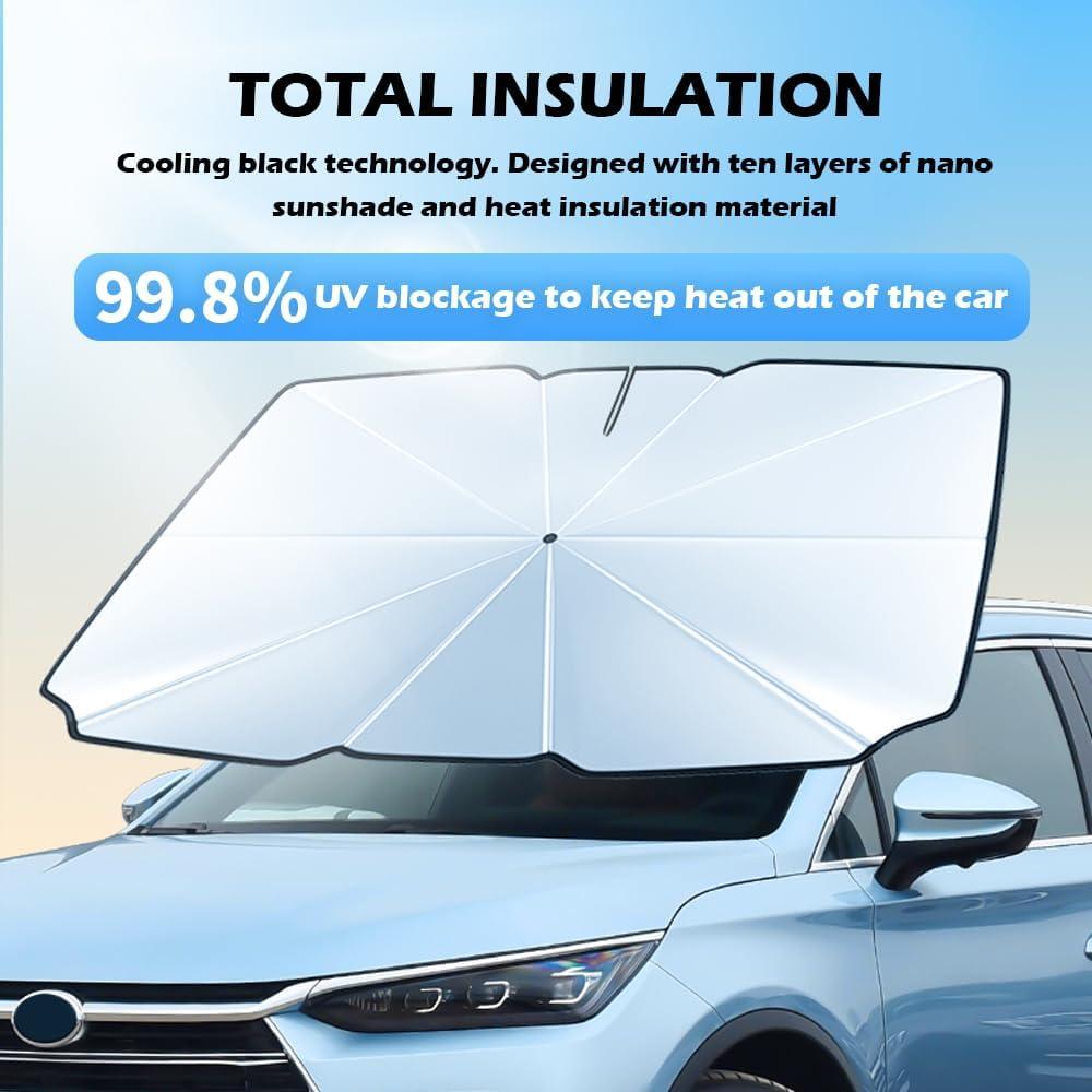 Sombrilla de Parabrisas YGDMD 139x79 cm Aislamiento Solar
