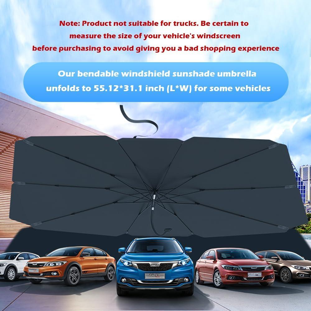 Sombrilla de Parabrisas YGDMD 139x79 cm Aislamiento Solar