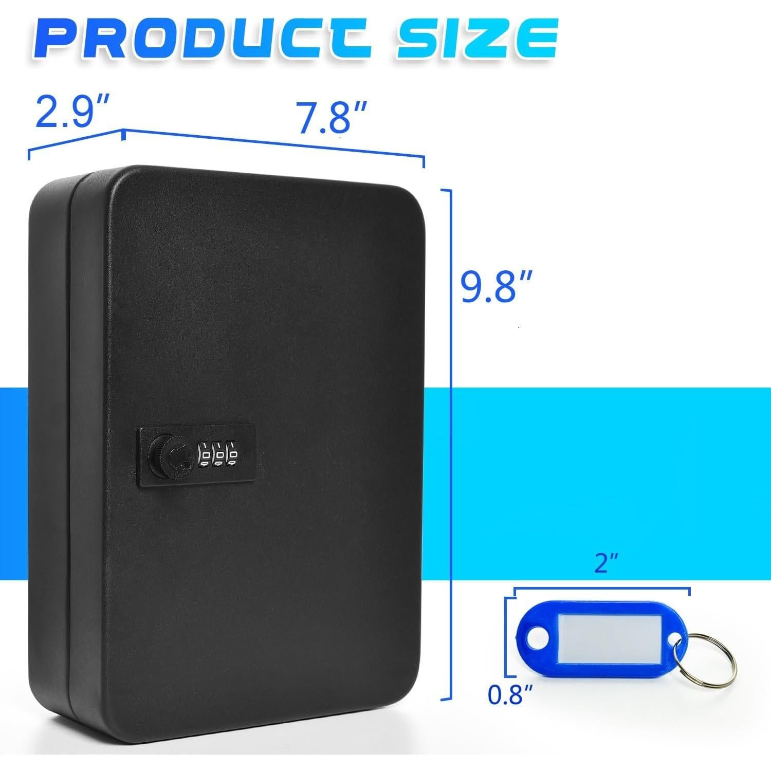 Gabinete de Llaves Gonioa 28 Claves Montado en Pared con Código