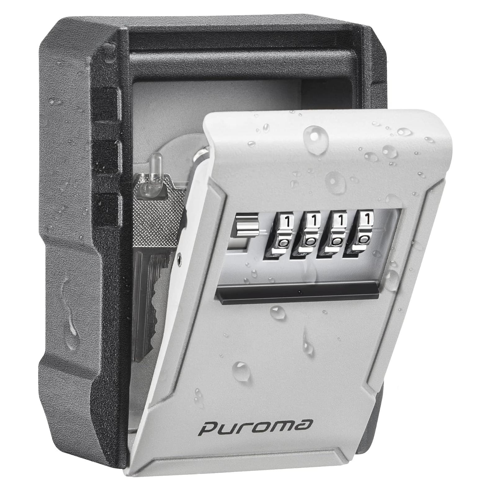 Caja de Llaves Puroma Montada en Pared con Combinación 4 Dígitos