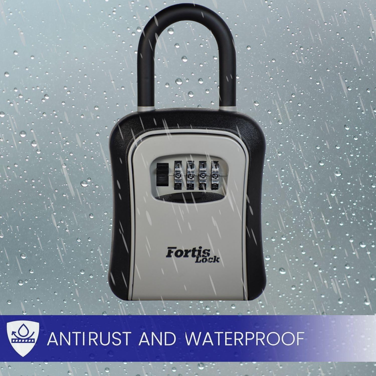 Caja de Seguridad Portátil Fortis Lock - Combinación Reajustable