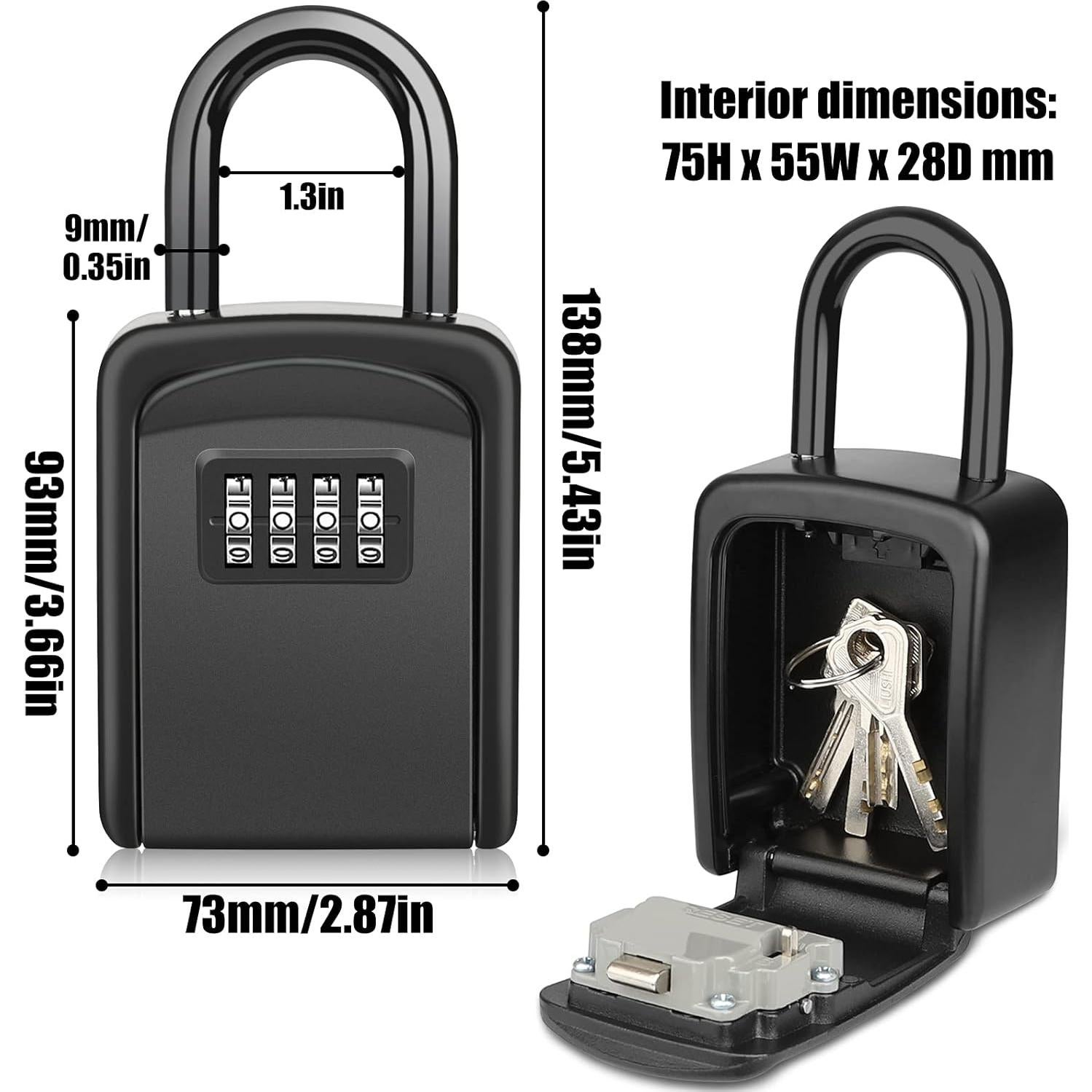 Caja de Llave con Cerradura Diyife Montada en Pared - 5 Llaves